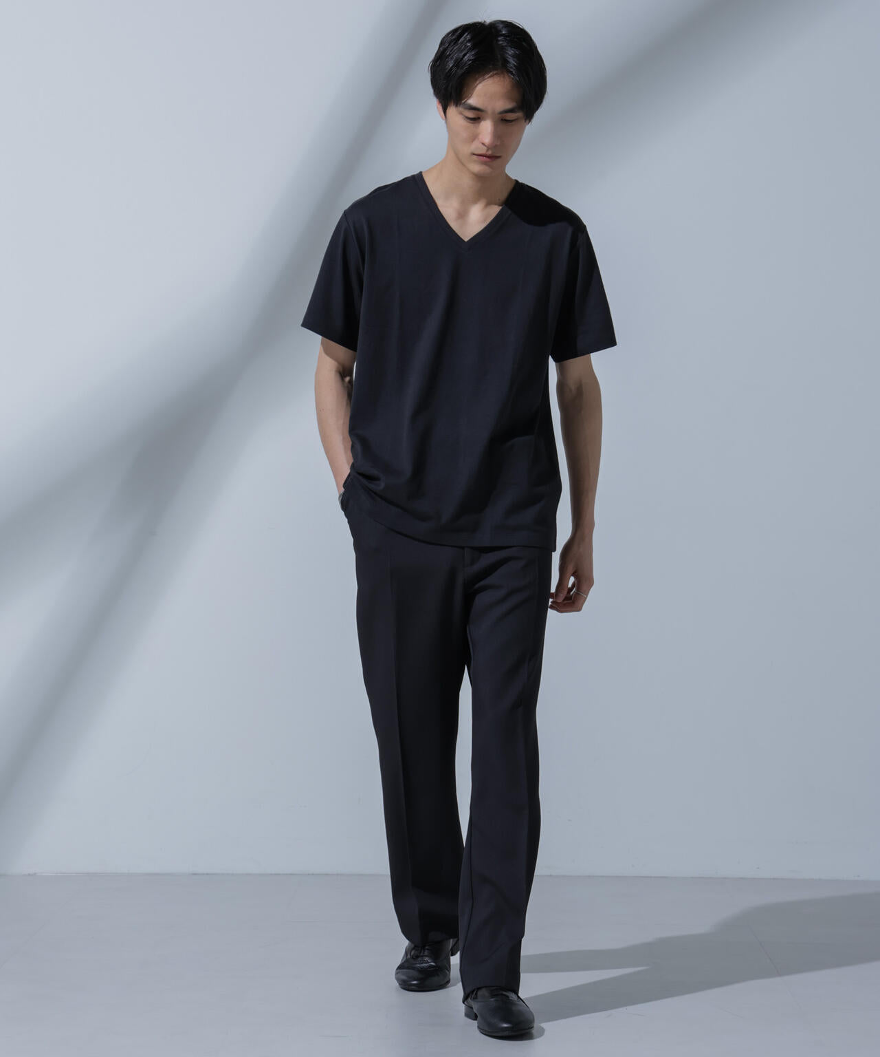 Anti Soaked(R) 汗染み防止 VネックTシャツ