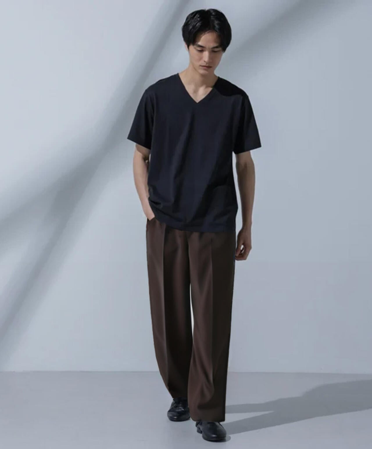 Anti Soaked(R) 汗染み防止 VネックTシャツ
