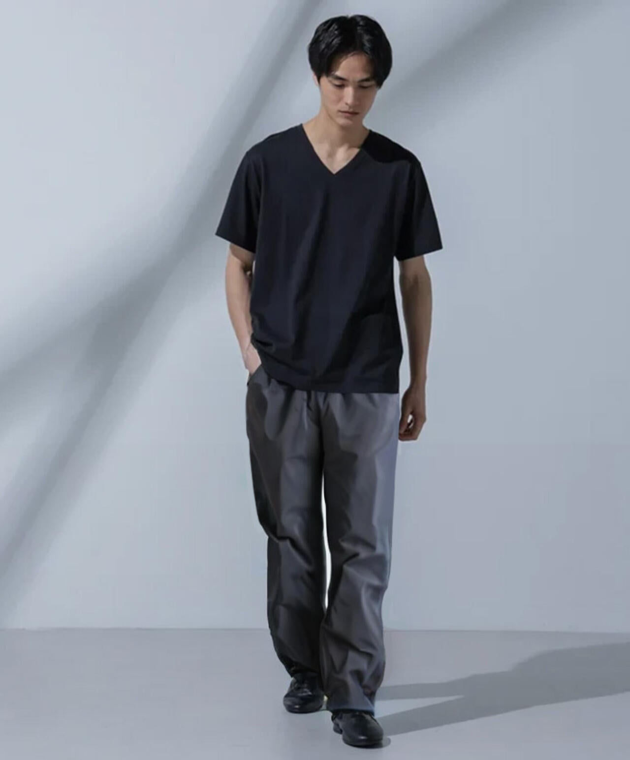 Anti Soaked(R) 汗染み防止 VネックTシャツ