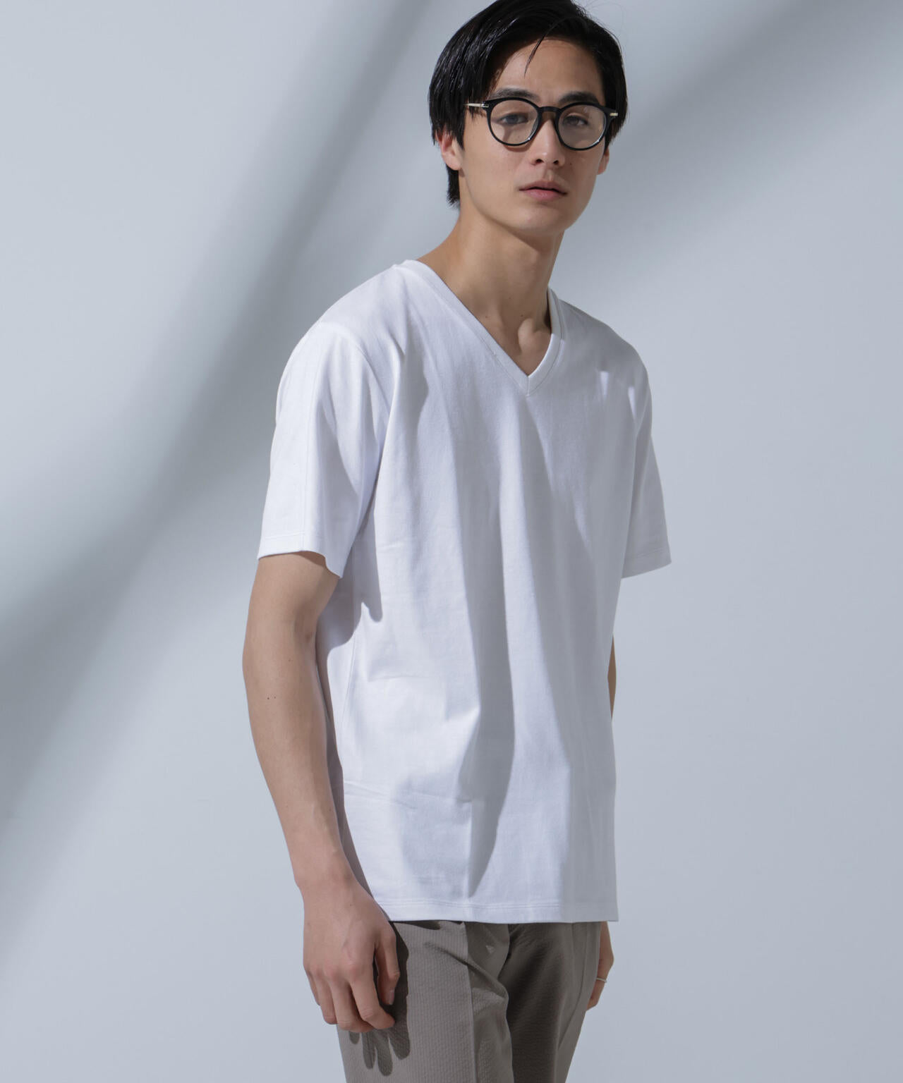 Anti Soaked(R) 汗染み防止 VネックTシャツ