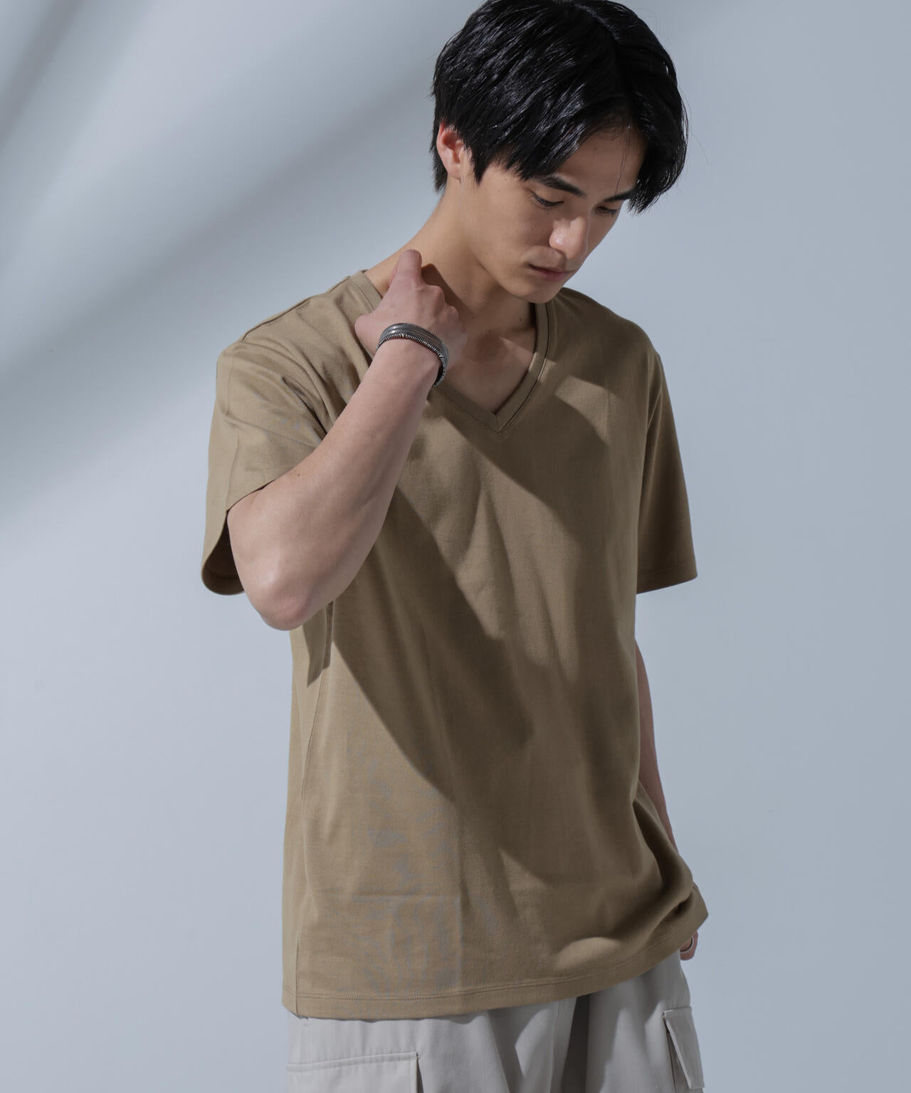 Anti Soaked(R) 汗染み防止 VネックTシャツ