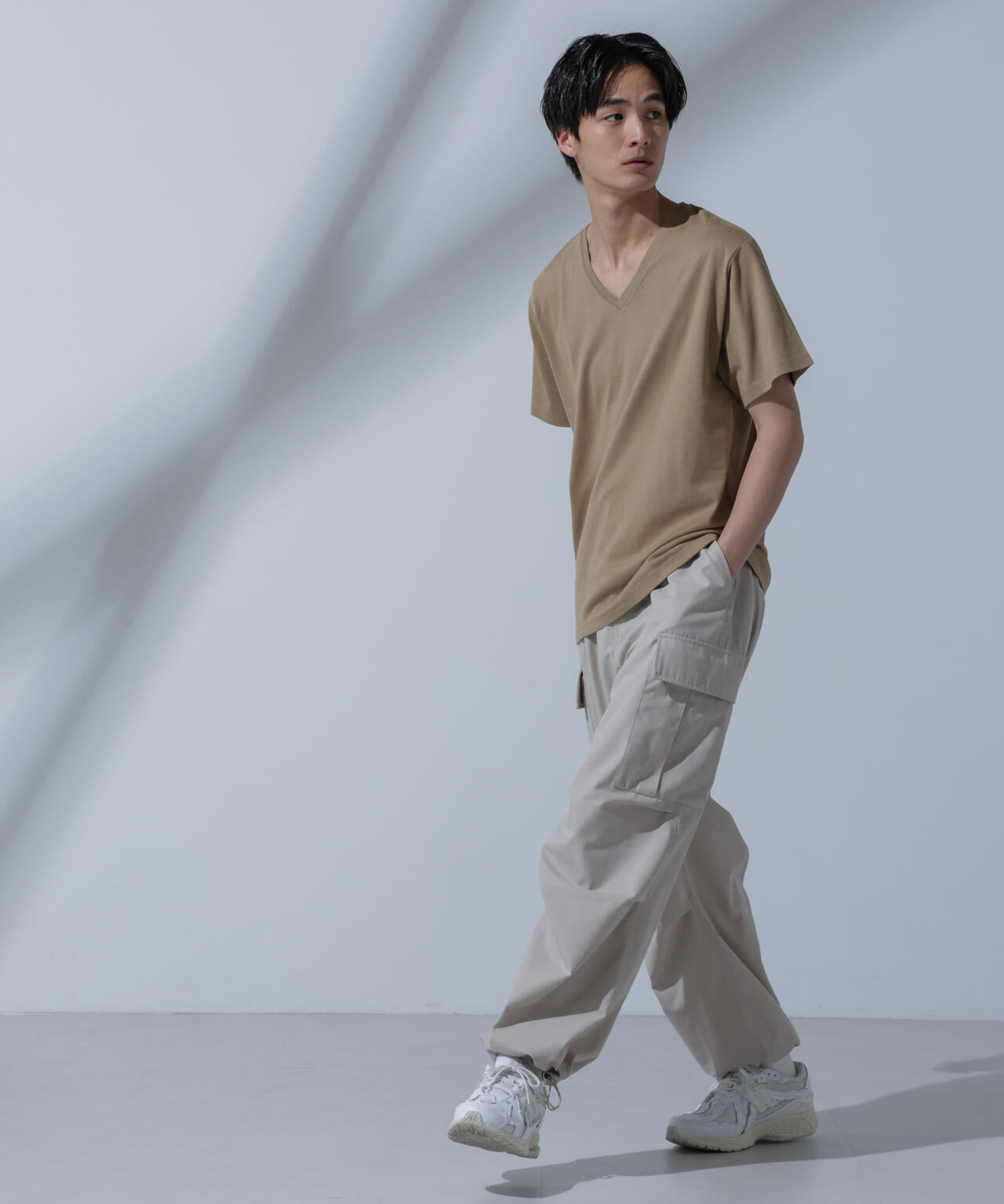 Anti Soaked(R) 汗染み防止 VネックTシャツ