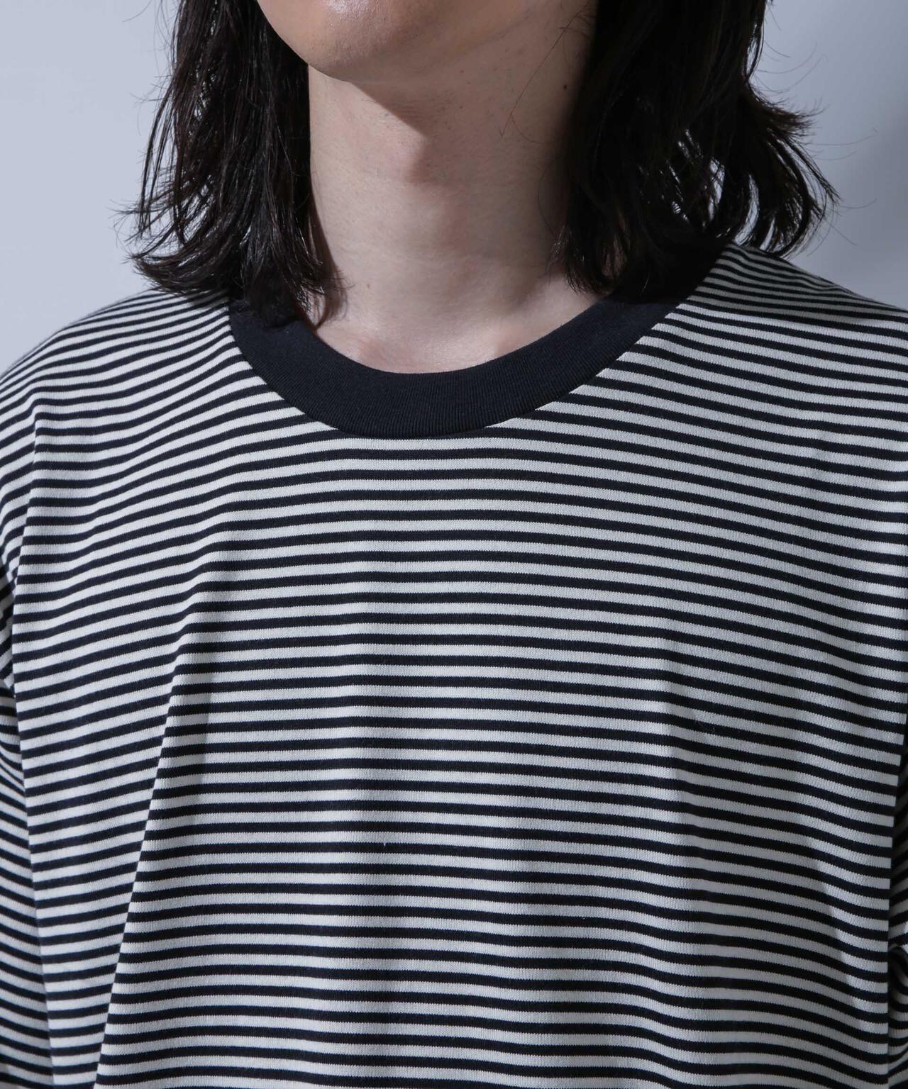 Anti Soaked(R) 汗染み防止 ボーダークルーネックTシャツ