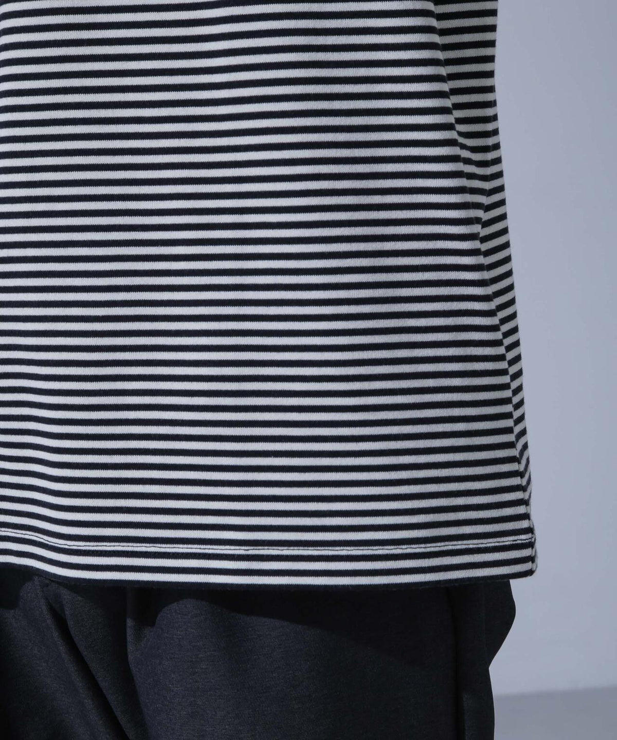 Anti Soaked(R) 汗染み防止 ボーダークルーネックTシャツ