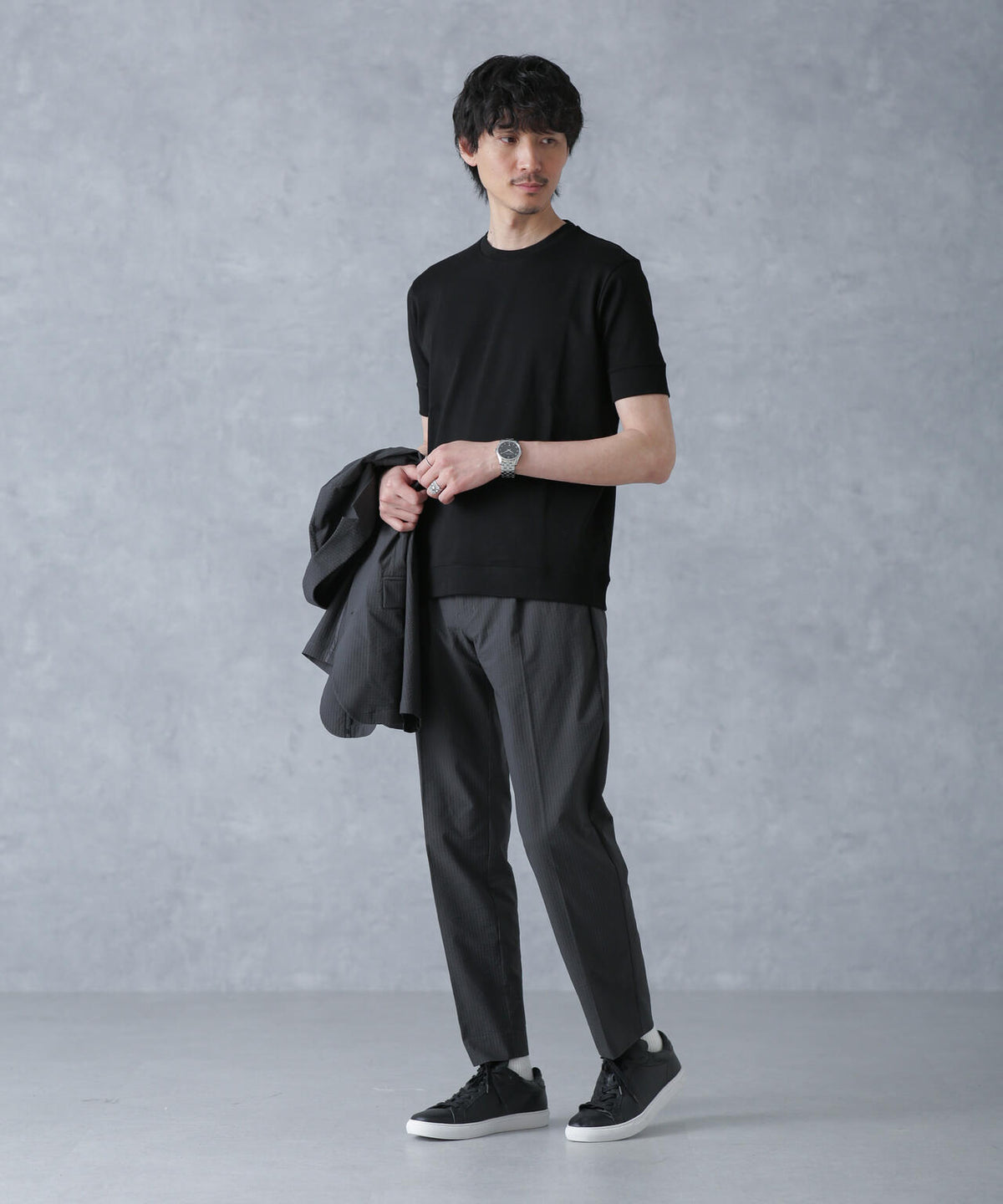 「FORMAL JERSEY」クルーネックカットソー半袖