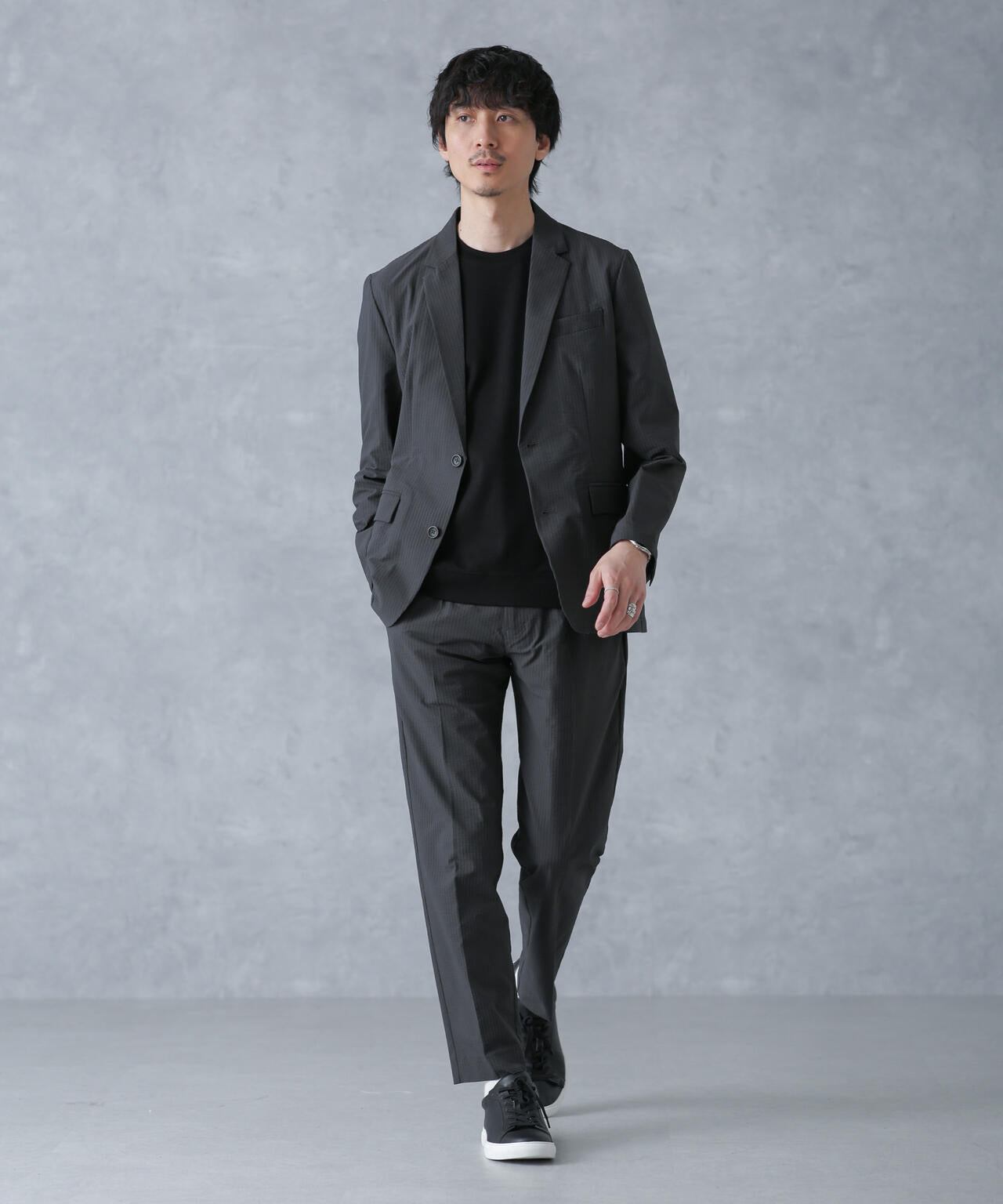 「FORMAL JERSEY」クルーネックカットソー半袖