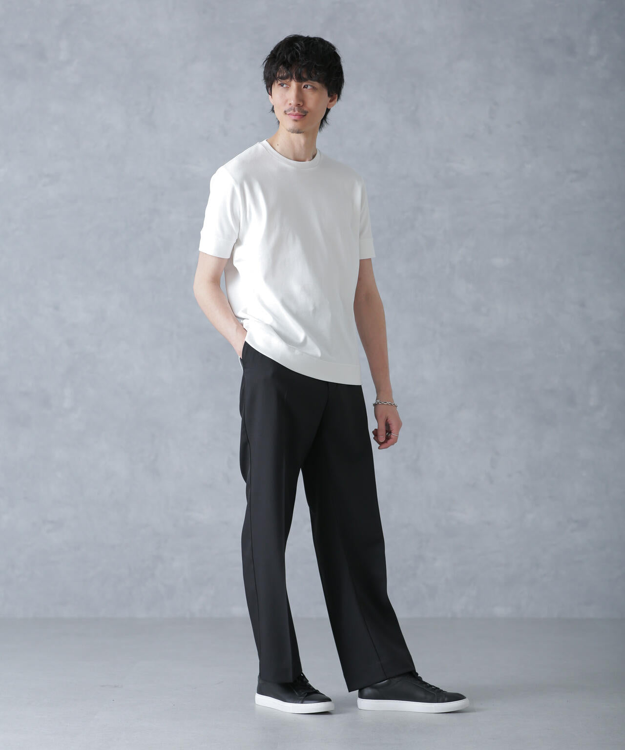 「FORMAL JERSEY」クルーネックカットソー半袖