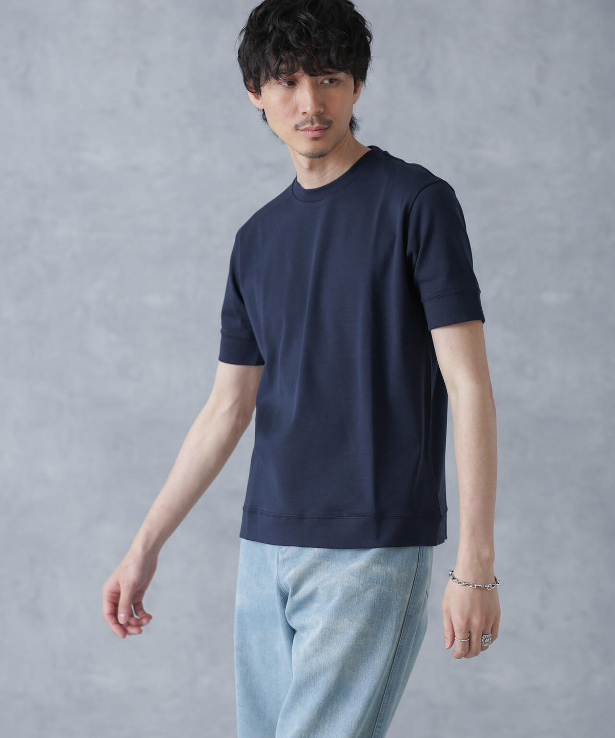 「FORMAL JERSEY」クルーネックカットソー半袖