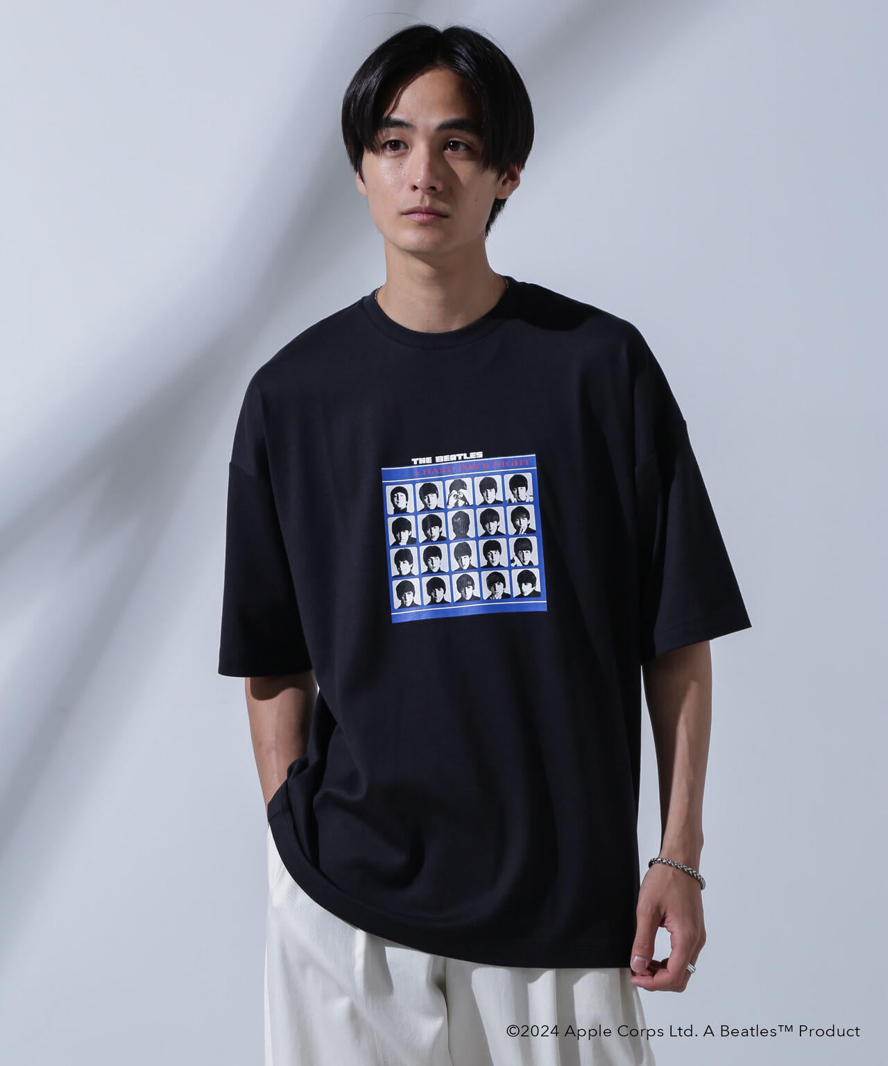 GOOD ROCK SPEED×Anti Soaked(R) 汗染み防止 「THE BEATLES」3 クルーネックビッグTシャツ