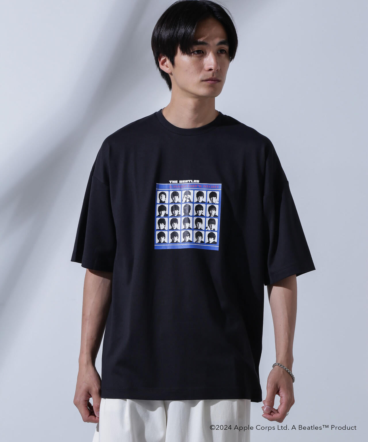 GOOD ROCK SPEED×Anti Soaked(R) 汗染み防止 「THE BEATLES」3 クルーネックビッグTシャツ
