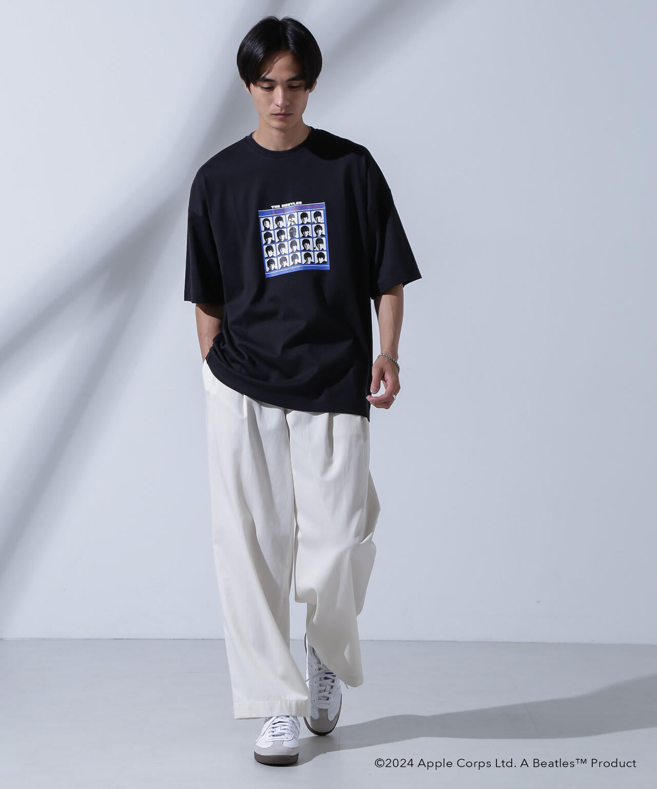 GOOD ROCK SPEED×Anti Soaked(R) 汗染み防止 「THE BEATLES」3 クルーネックビッグTシャツ