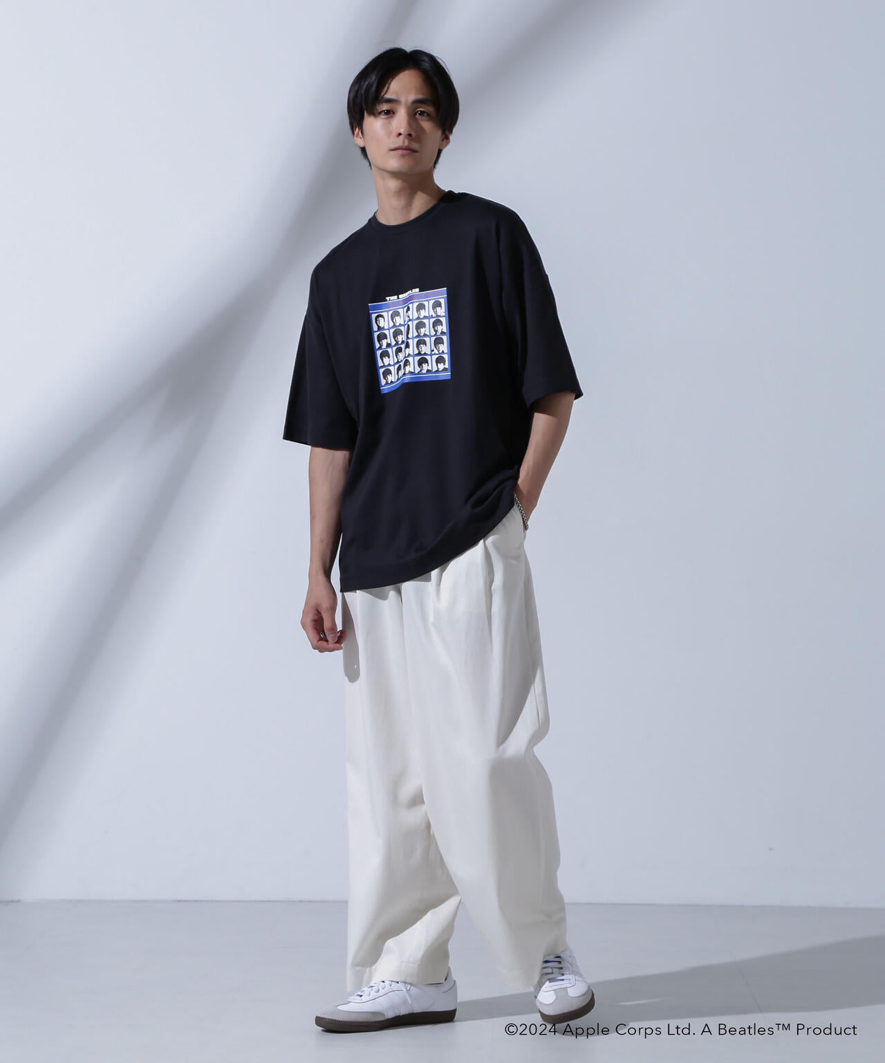 GOOD ROCK SPEED×Anti Soaked(R) 汗染み防止 「THE BEATLES」3 クルーネックビッグTシャツ