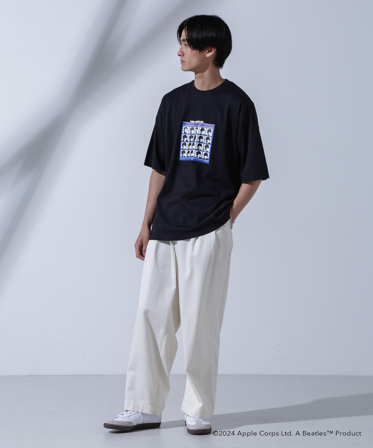GOOD ROCK SPEED×Anti Soaked(R) 汗染み防止 「THE BEATLES」3 クルーネックビッグTシャツ
