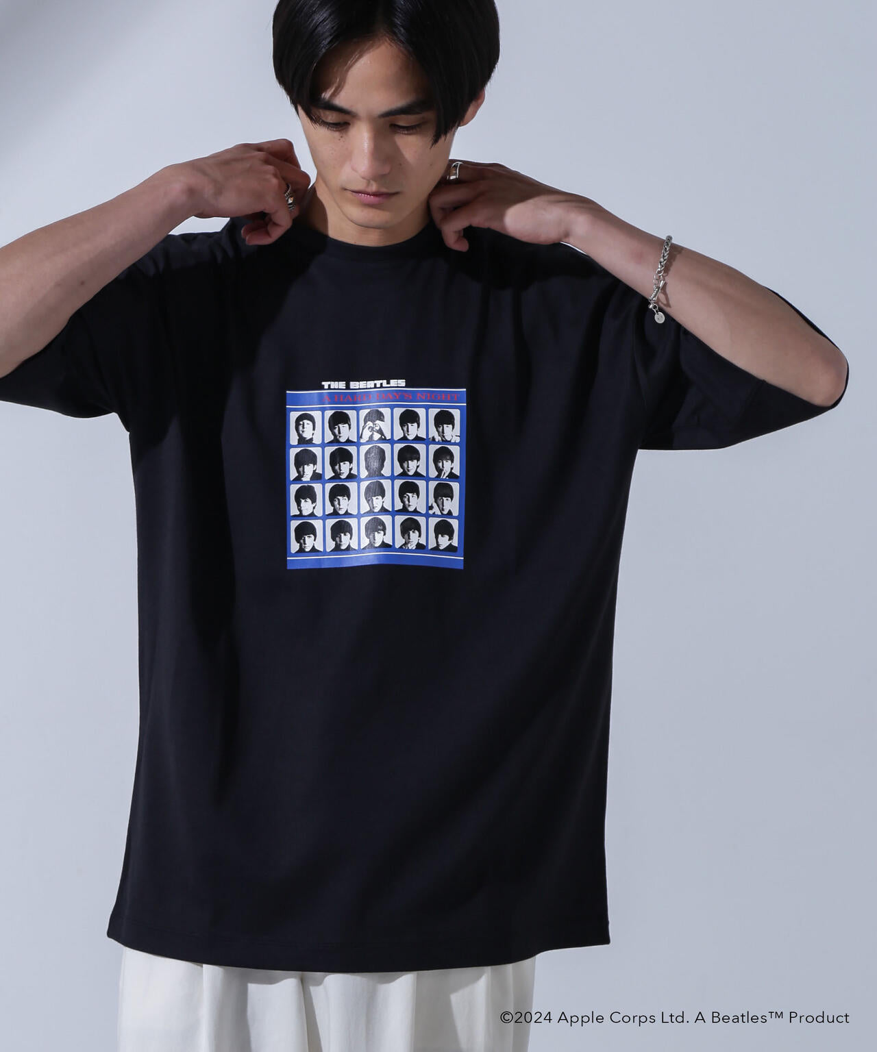 GOOD ROCK SPEED×Anti Soaked(R) 汗染み防止 「THE BEATLES」3 クルーネックビッグTシャツ