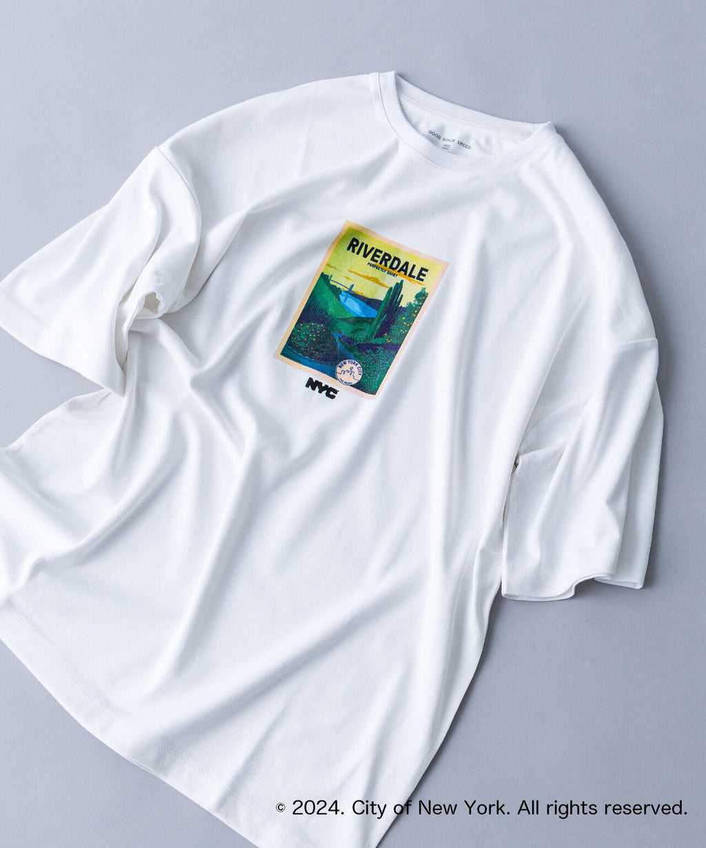 GOOD ROCK SPEED×Anti Soaked(R)  汗染み防止 「THE BEATLES」3 クルーネックビッグTシャツ