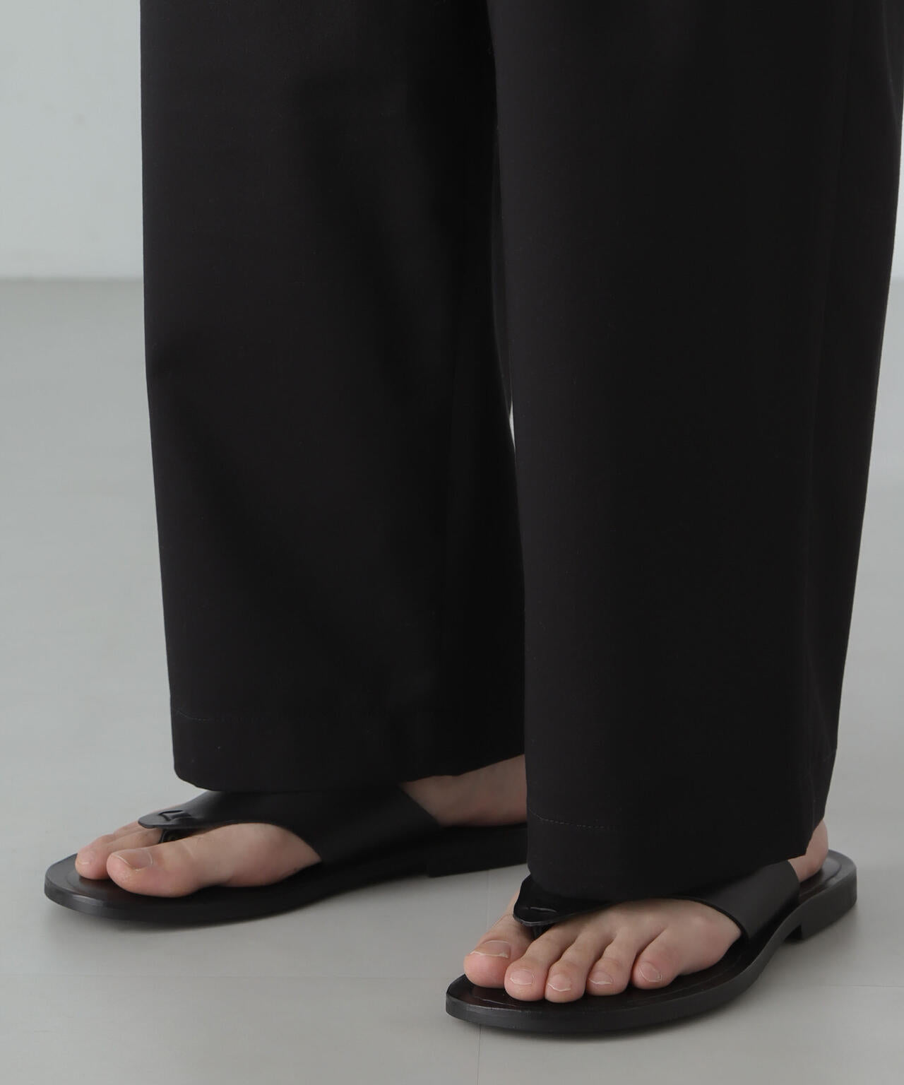 「大人のワイドパンツ」2タックワイドトラウザーズ