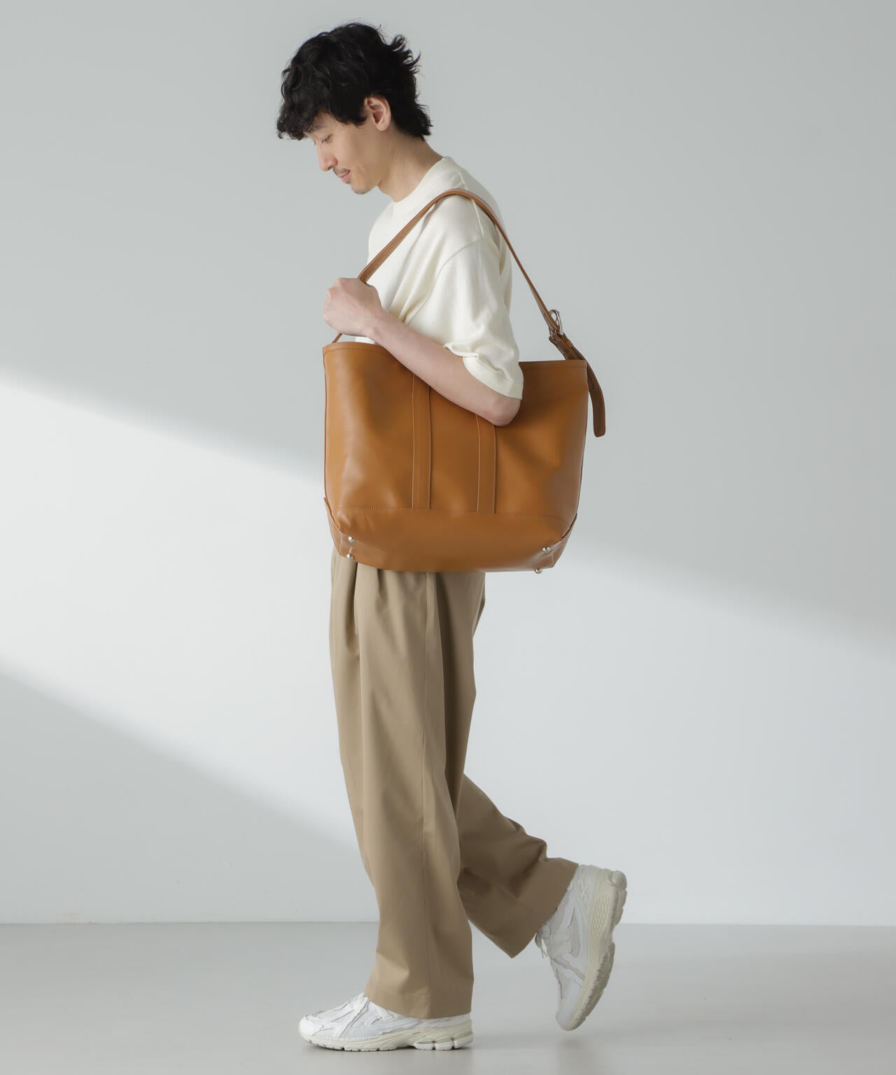 「大人のワイドパンツ」2タックワイドトラウザーズ