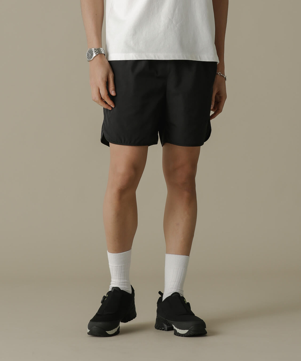 「NJ/CLUB」PARKSTOCK ファンクションハーフパンツ