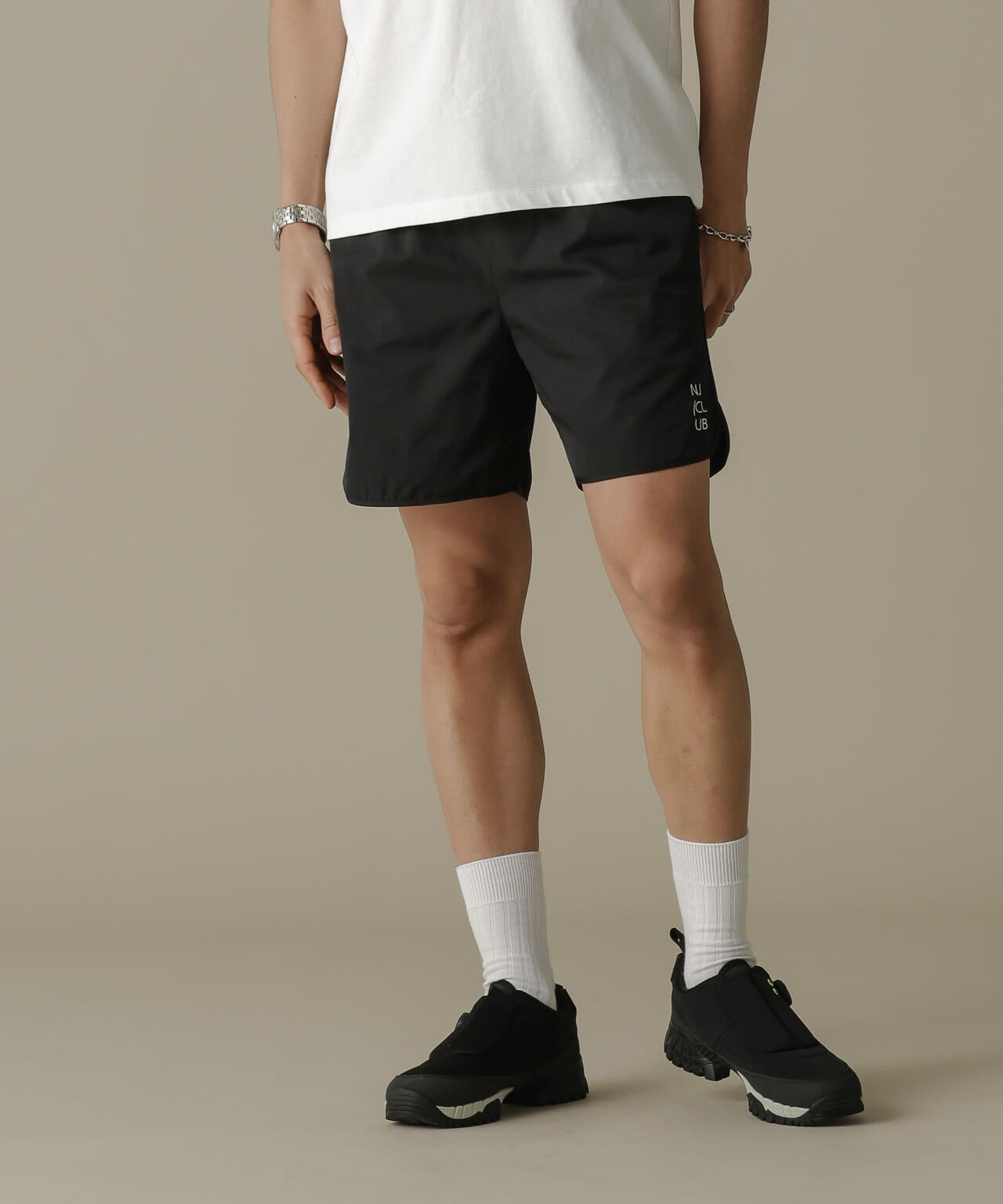 「NJ/CLUB」PARKSTOCK ファンクションハーフパンツ