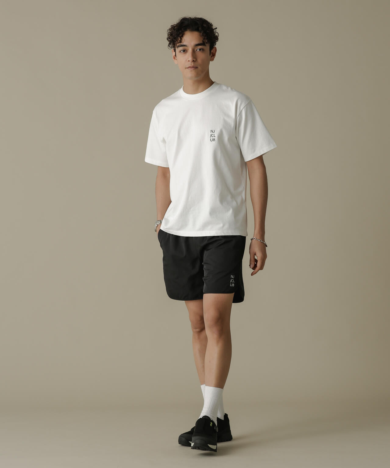 「NJ/CLUB」PARKSTOCK ファンクションハーフパンツ