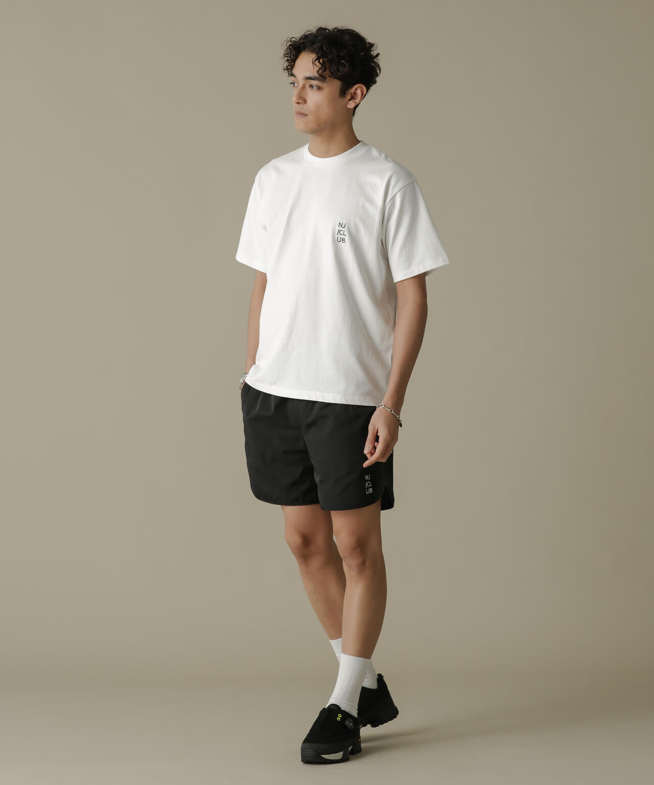 「NJ/CLUB」PARKSTOCK ファンクションハーフパンツ