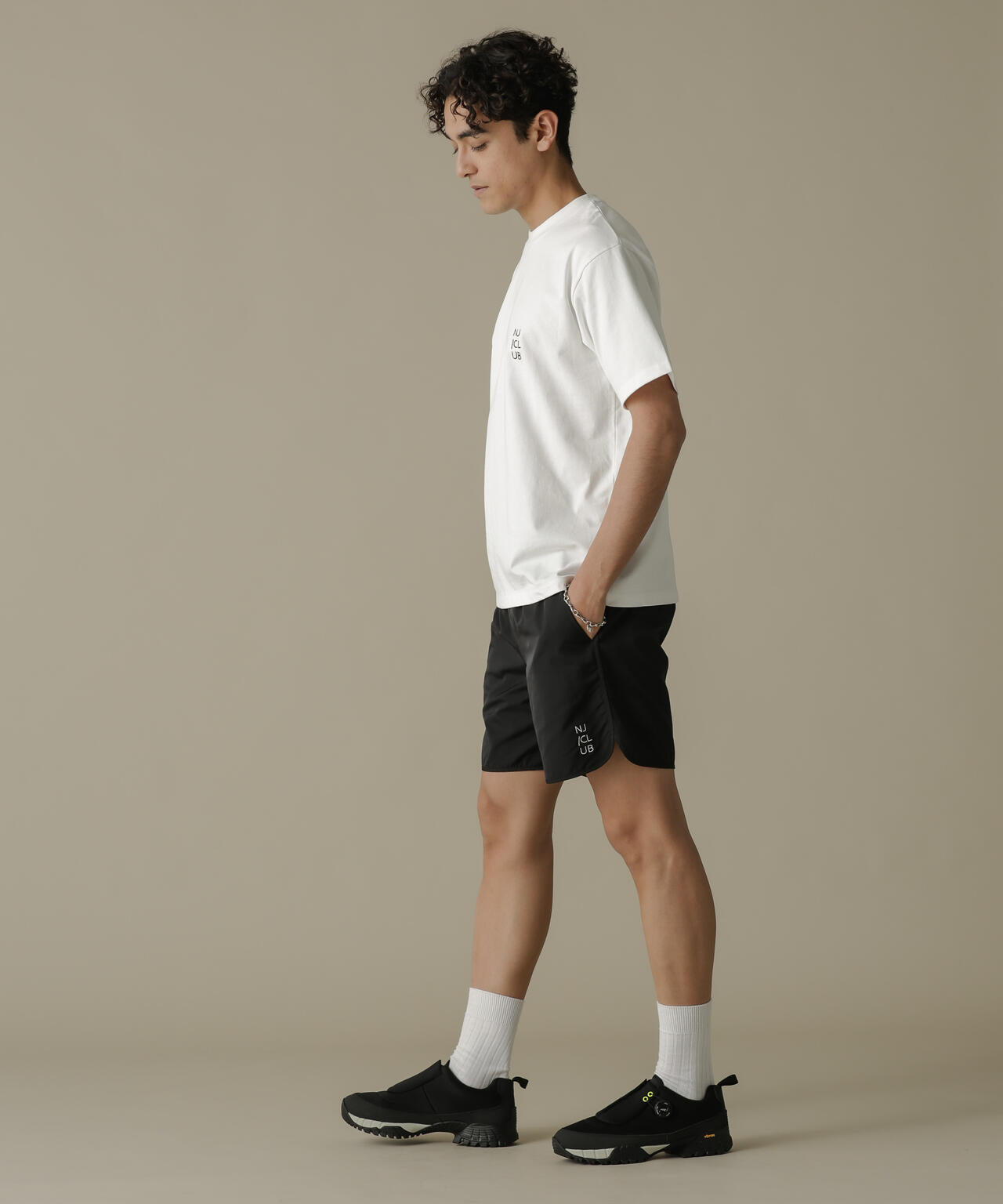 「NJ/CLUB」PARKSTOCK ファンクションハーフパンツ