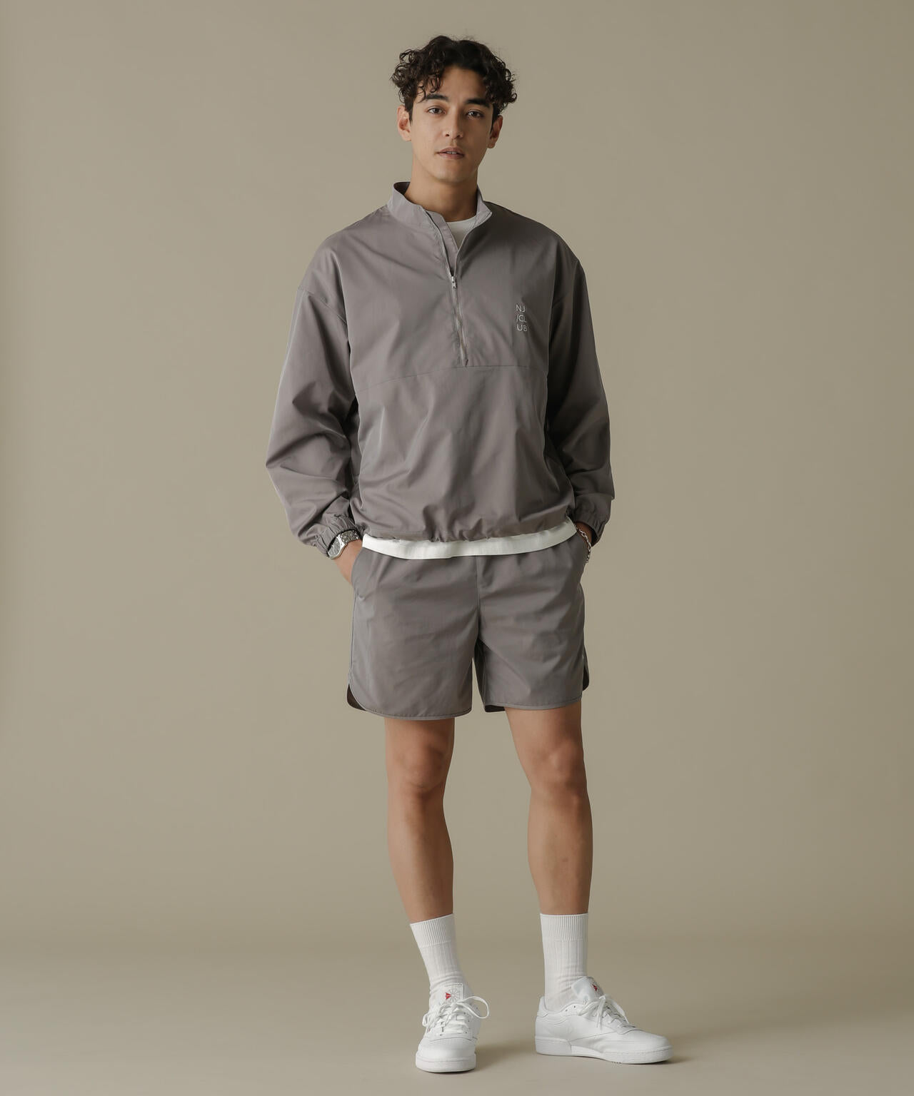 「NJ/CLUB」PARKSTOCK ファンクションハーフパンツ