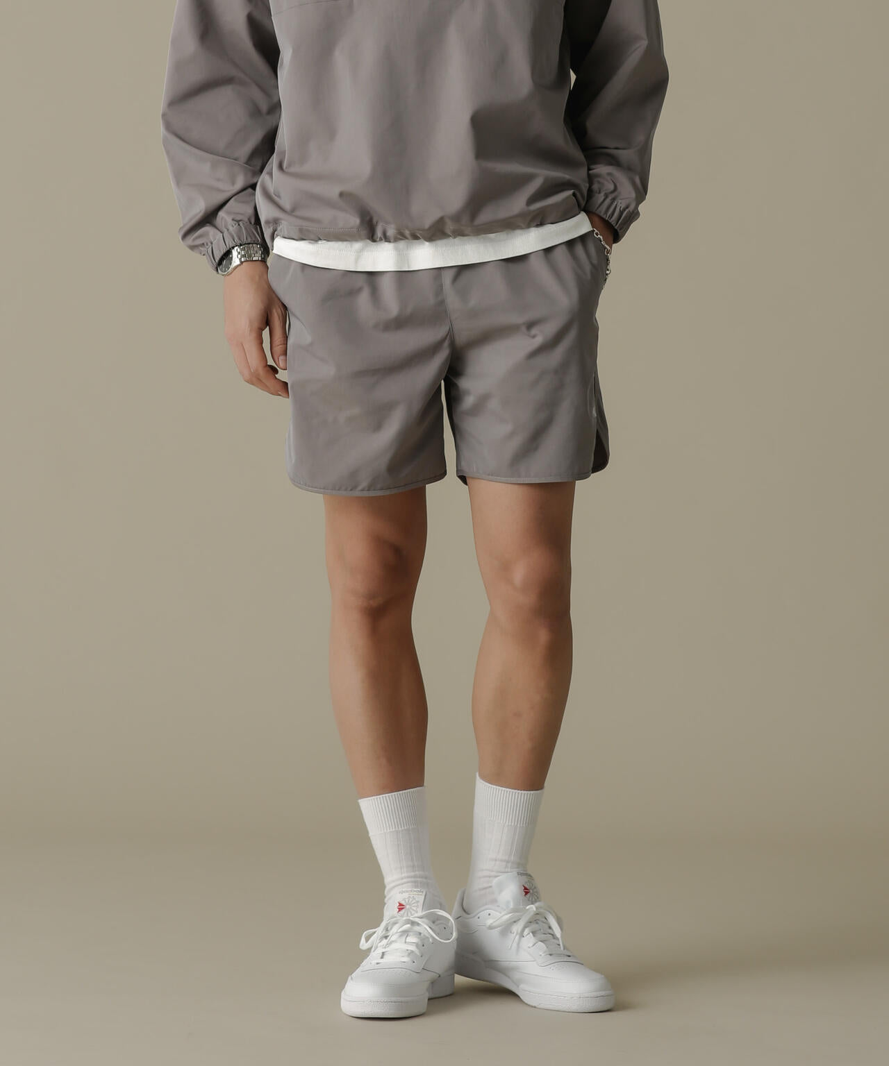 「NJ/CLUB」PARKSTOCK ファンクションハーフパンツ