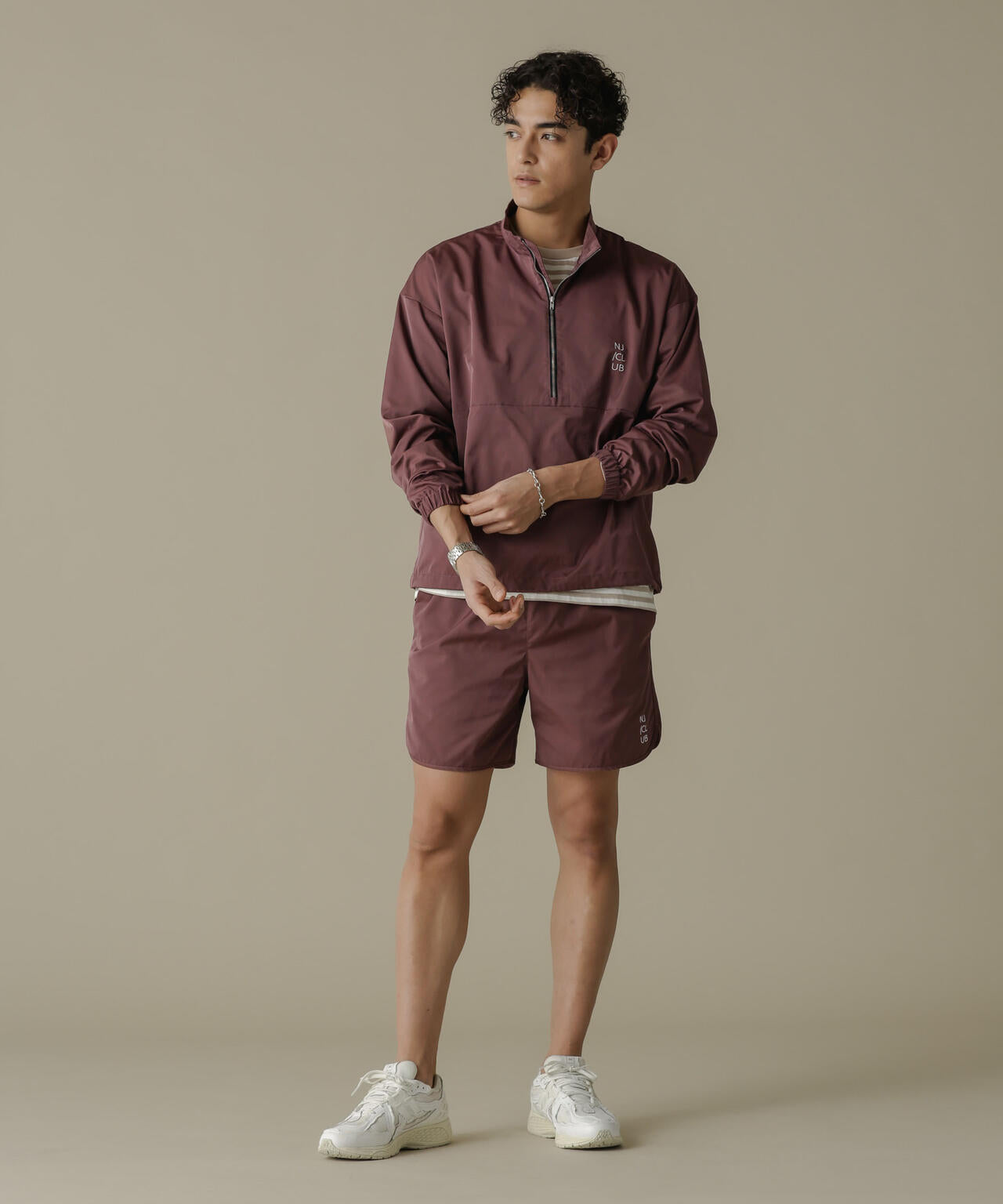 「NJ/CLUB」PARKSTOCK ファンクションハーフパンツ