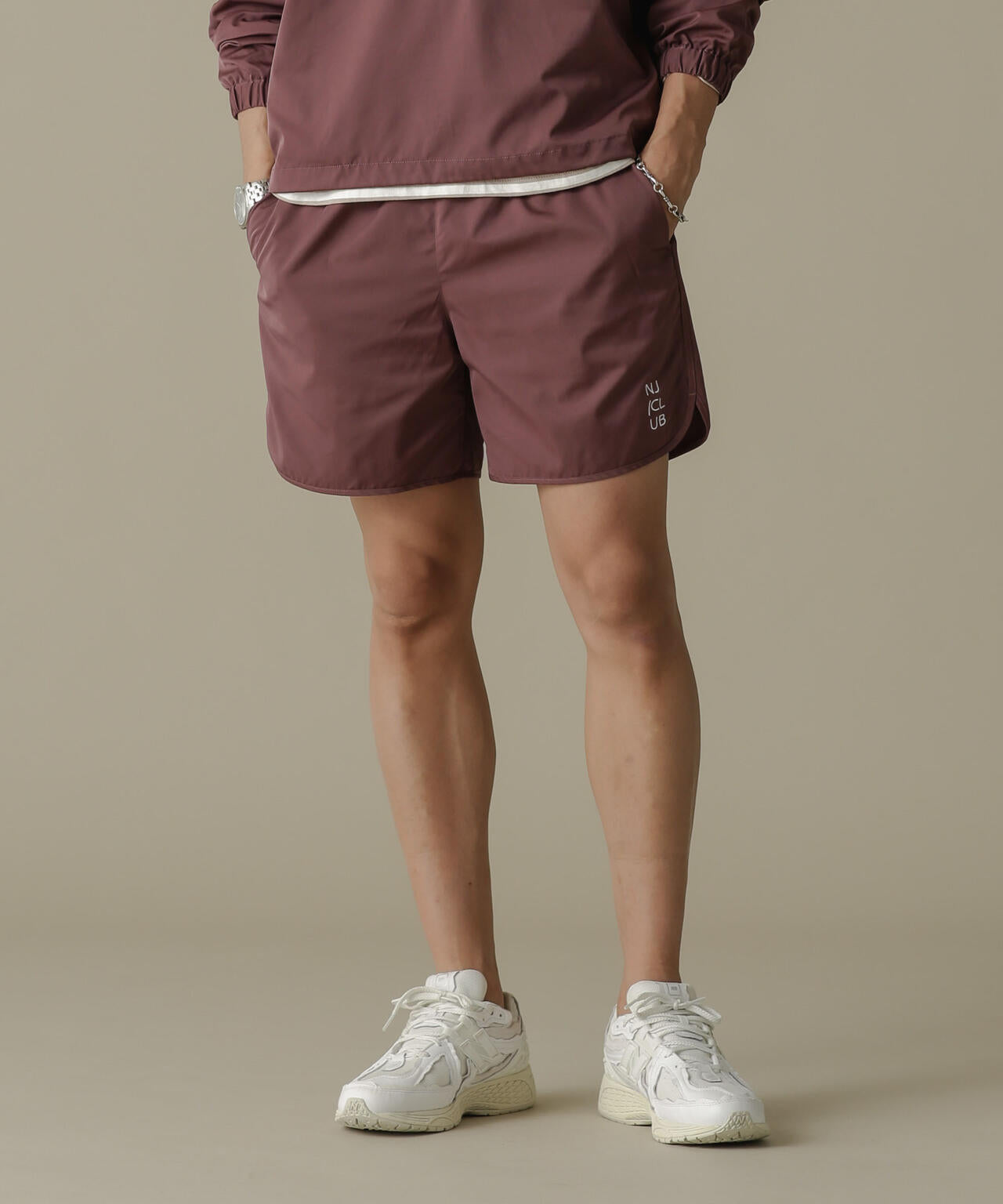 「NJ/CLUB」PARKSTOCK ファンクションハーフパンツ