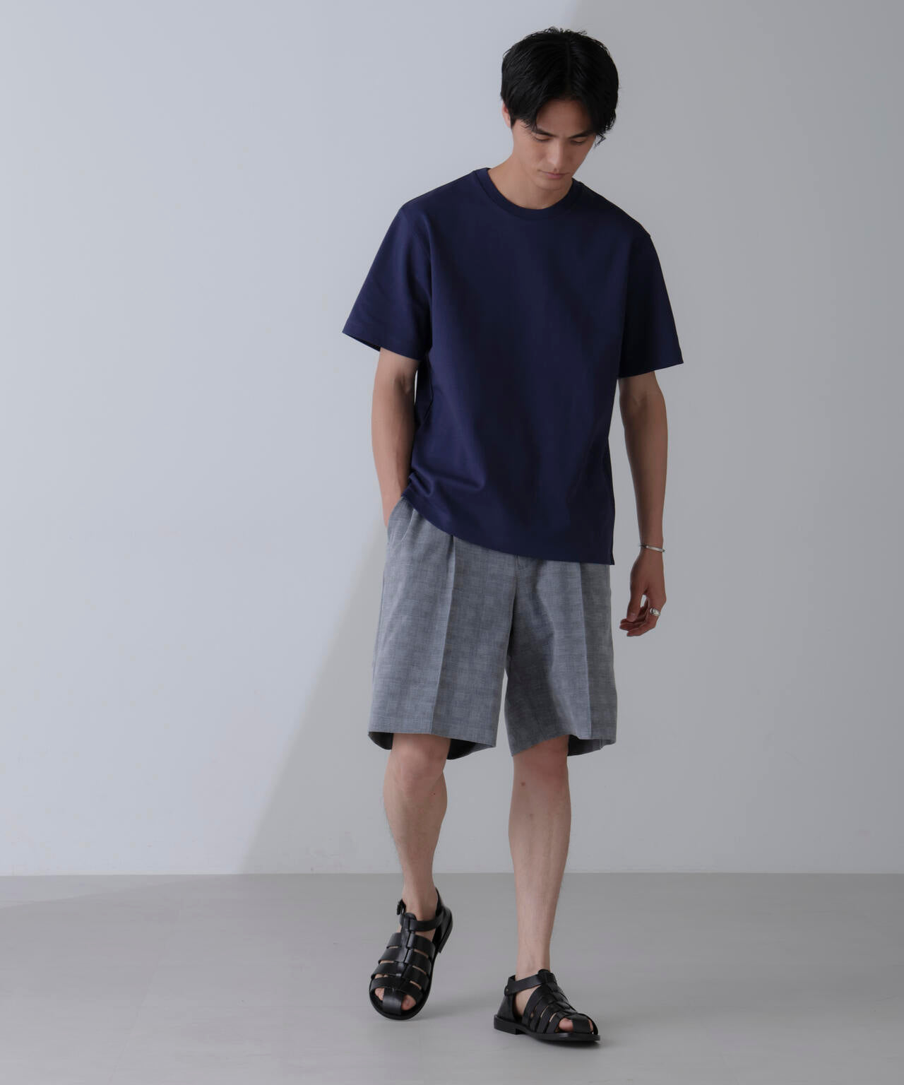 「N SHORTS」ショーツ シャドーグレンチェック