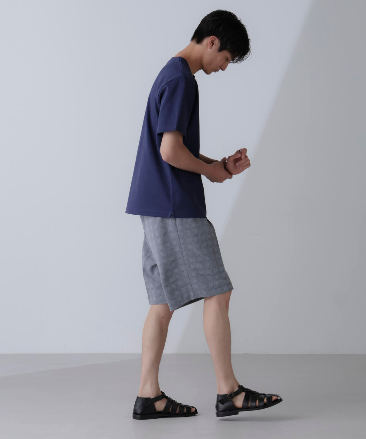 「N SHORTS」ショーツ シャドーグレンチェック