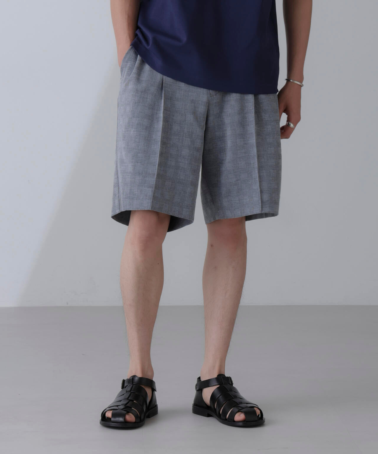 「N SHORTS」ショーツ シャドーグレンチェック