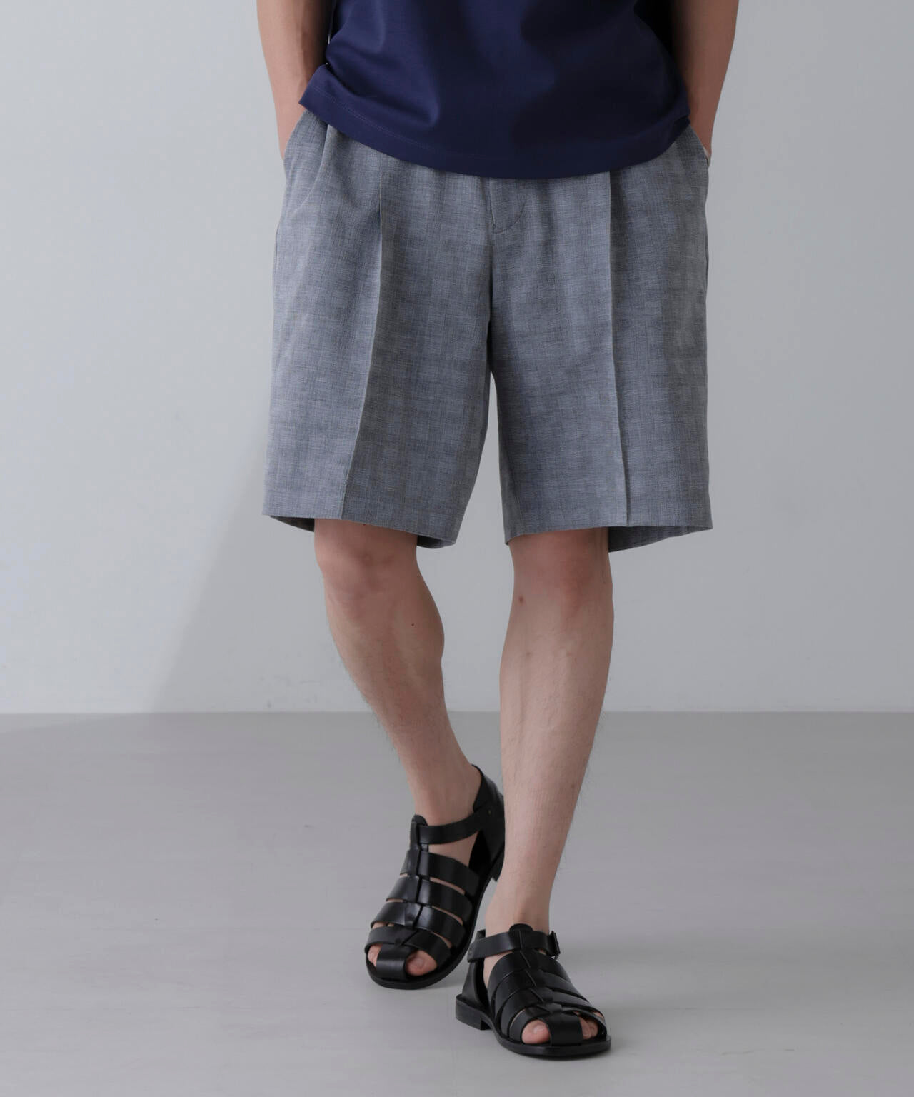 「N SHORTS」ショーツ シャドーグレンチェック
