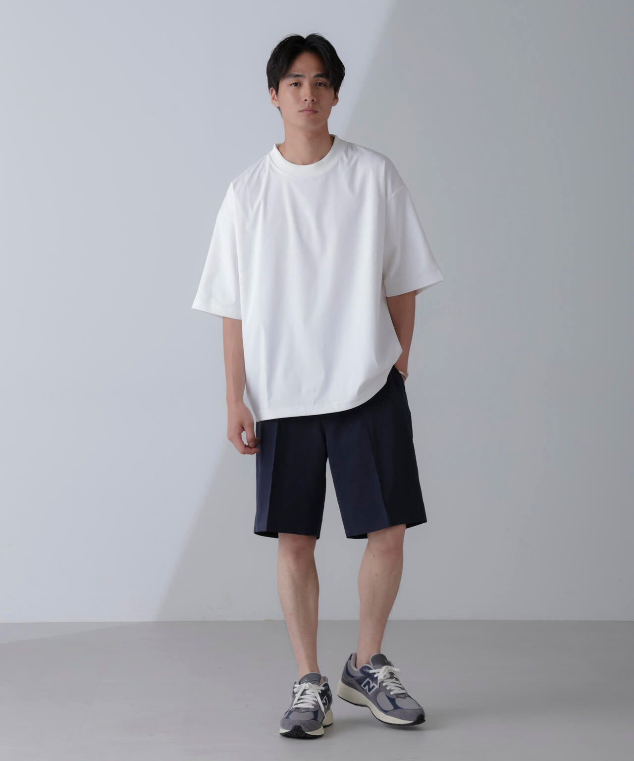 「N SHORTS」ショーツ シャドーグレンチェック