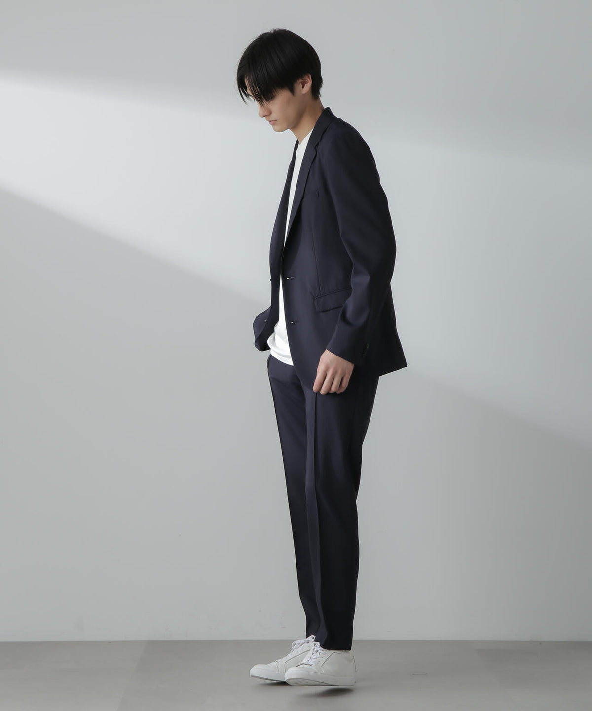 「N TROUSERS」サマーウールTWストライプパンツ(セットアップ可)