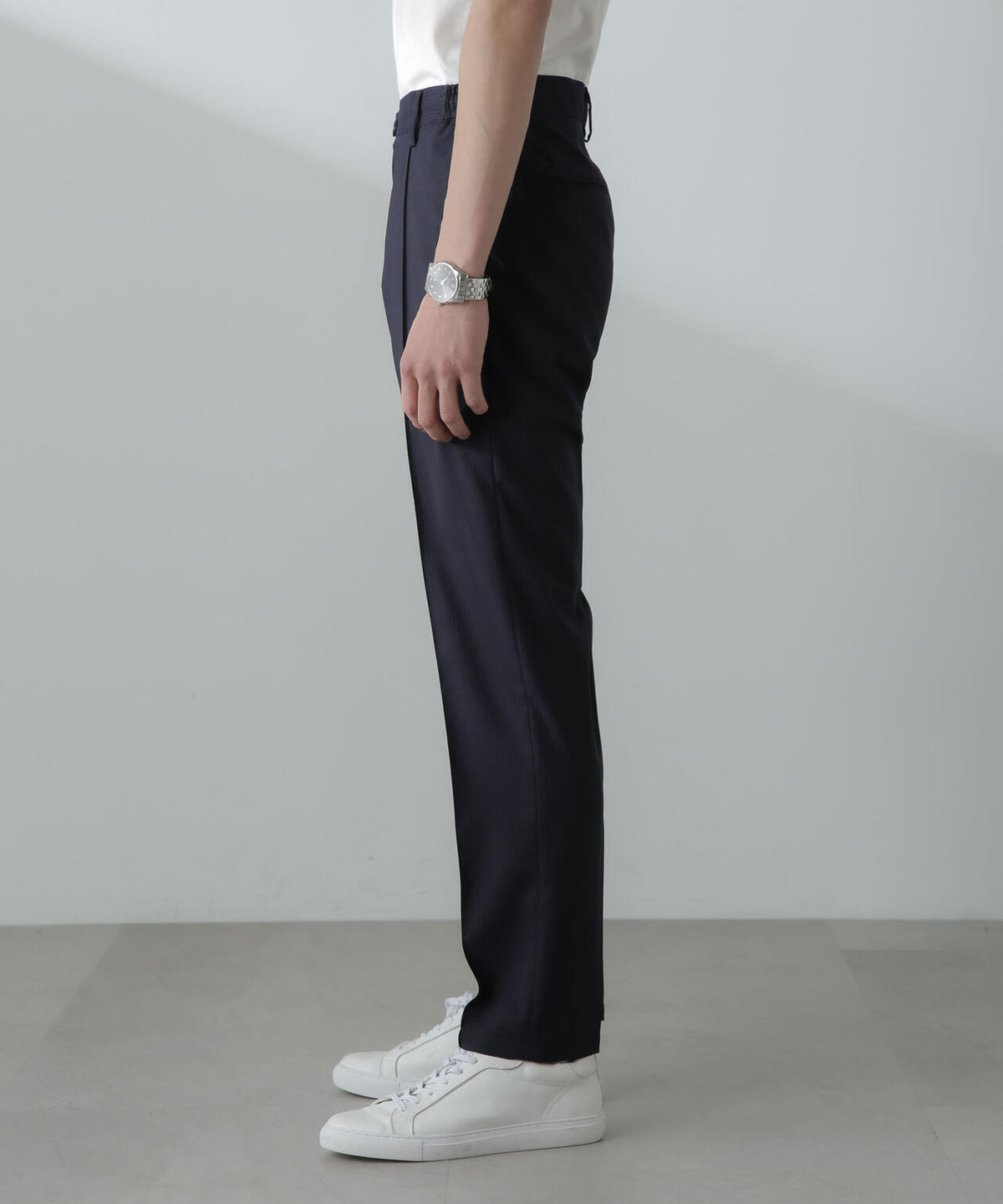 「N TROUSERS」サマーウールTWストライプパンツ(セットアップ可)