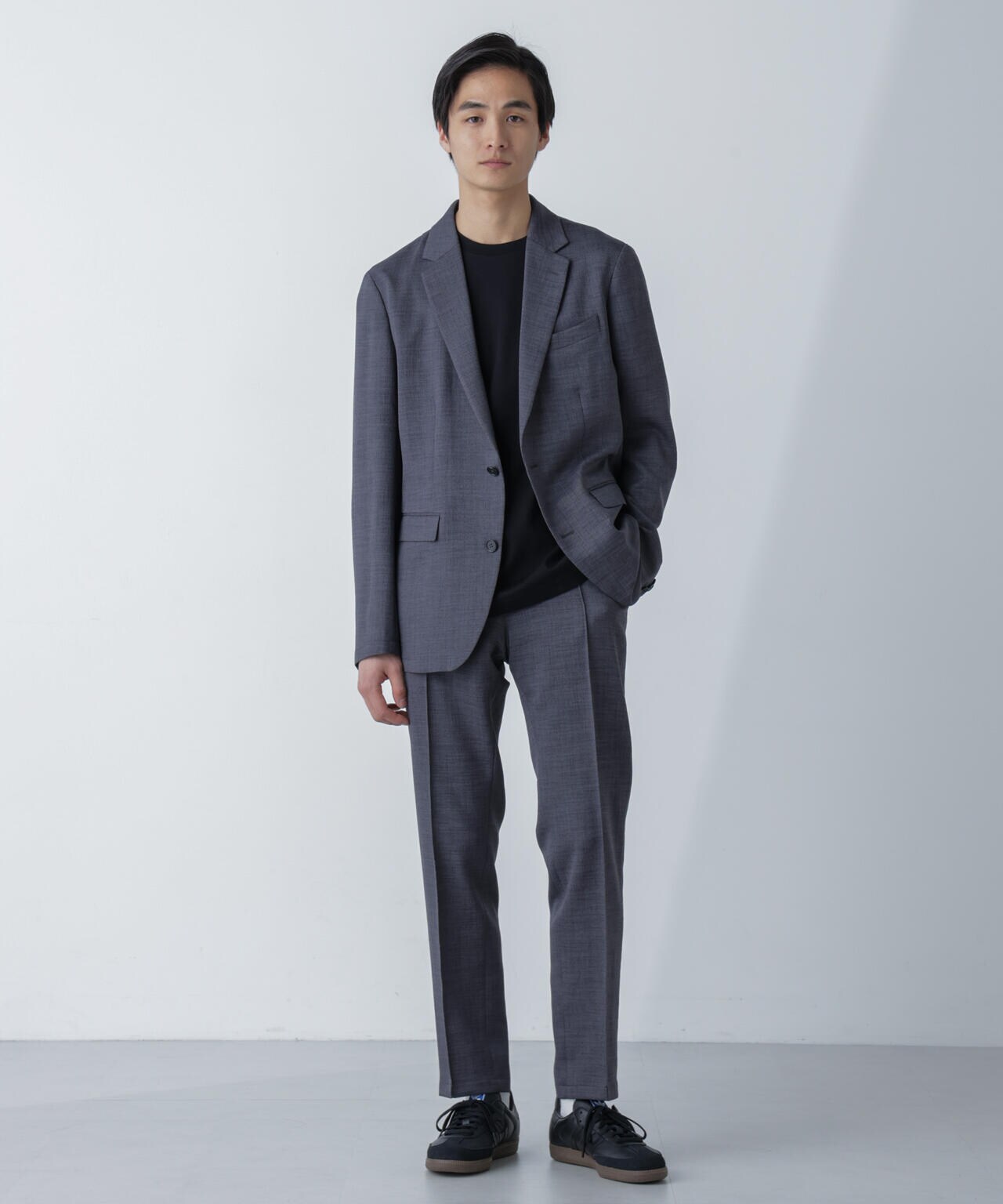 「N TROUSERS」Reflax(R)スラブツイルストレッチパンツ(セットアップ可)