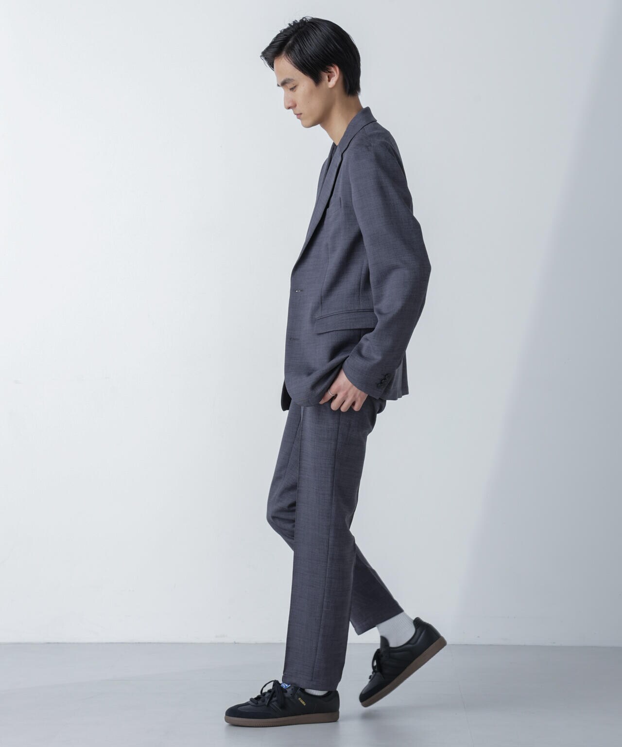 「N TROUSERS」Reflax(R)スラブツイルストレッチパンツ(セットアップ可)