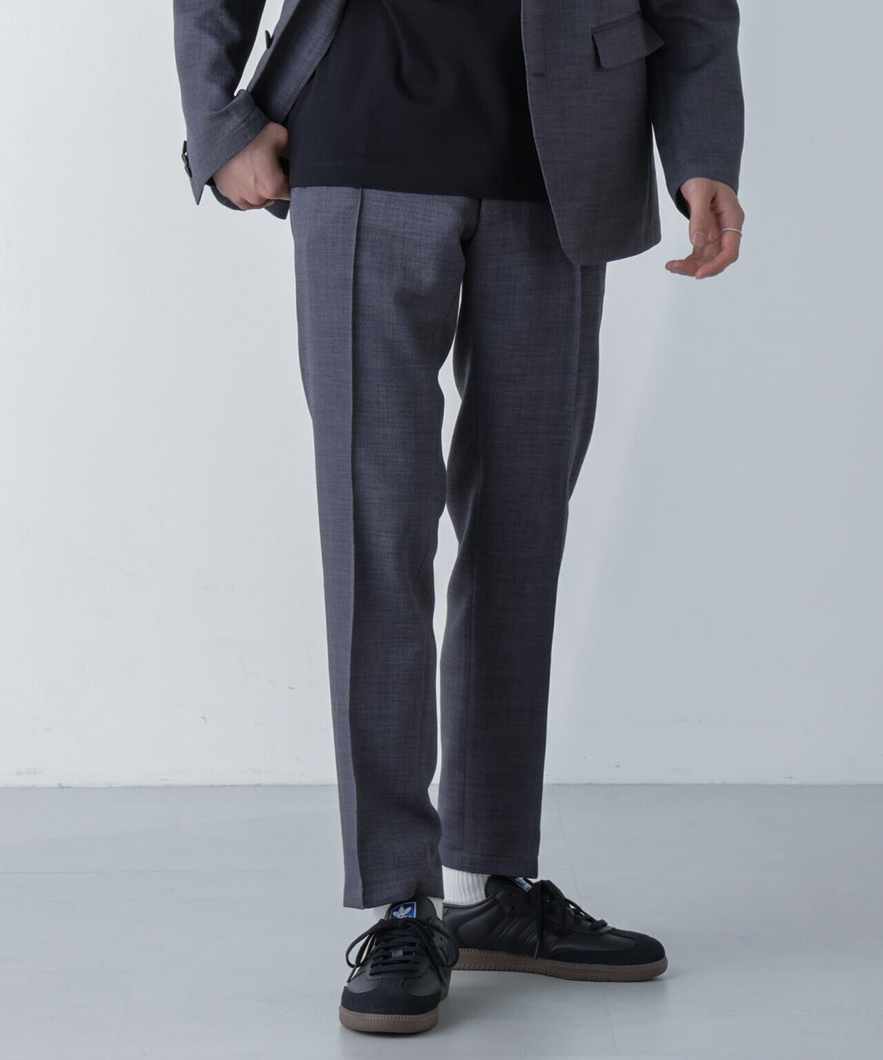 「N TROUSERS」Reflax(R)スラブツイルストレッチパンツ(セットアップ可)