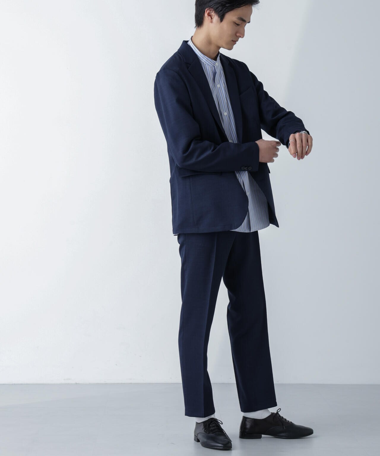 「N TROUSERS」Reflax(R)スラブツイルストレッチパンツ(セットアップ可)