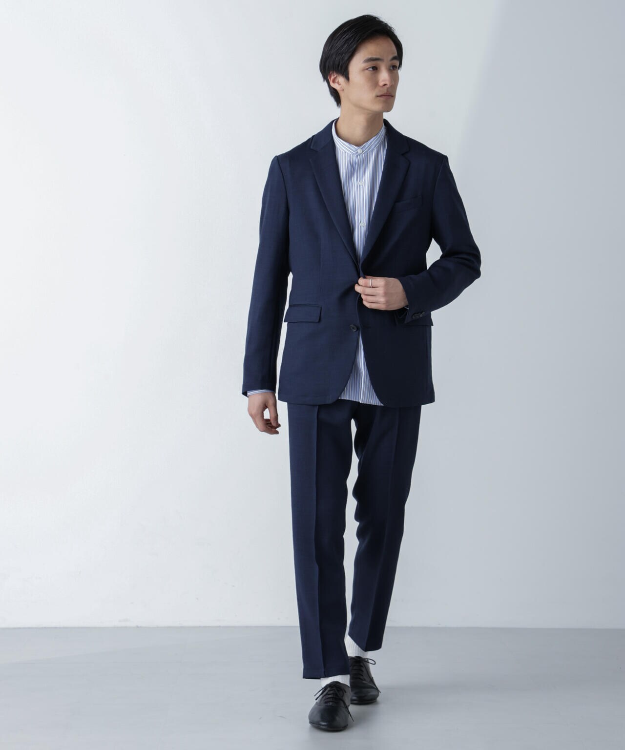 「N TROUSERS」Reflax(R)スラブツイルストレッチパンツ(セットアップ可)