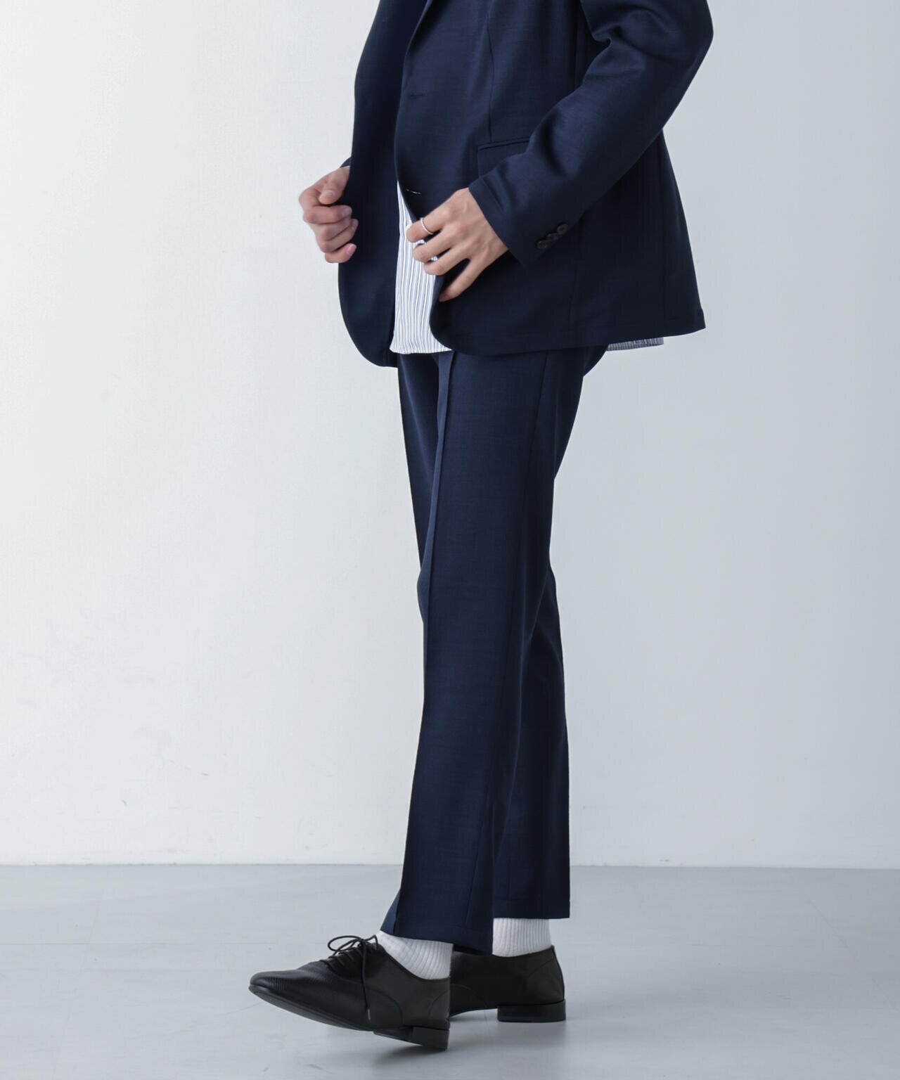 「N TROUSERS」Reflax(R)スラブツイルストレッチパンツ(セットアップ可)