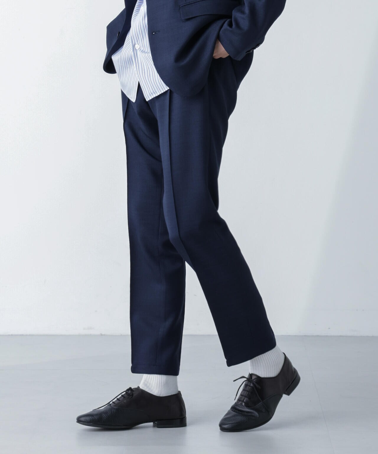 「N TROUSERS」Reflax(R)スラブツイルストレッチパンツ(セットアップ可)