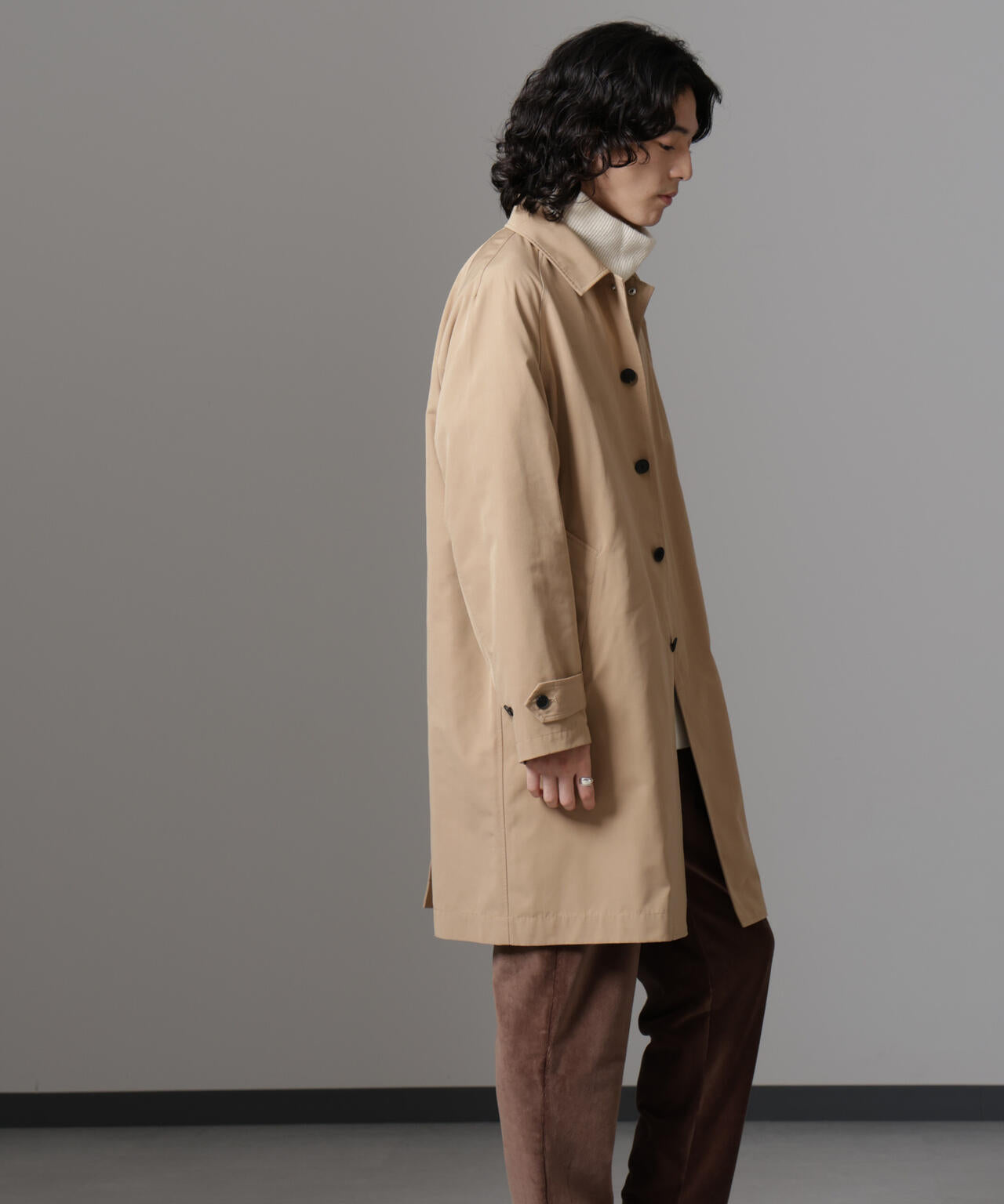 ウェザークロスラグランステンカラーコート