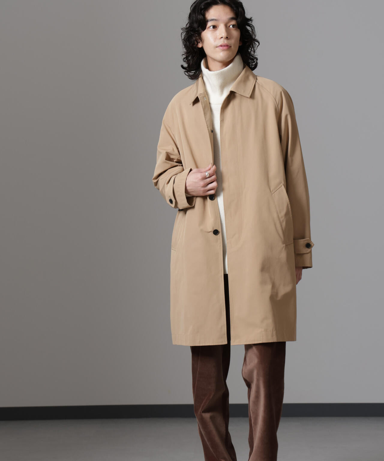 ウェザークロスラグランステンカラーコート