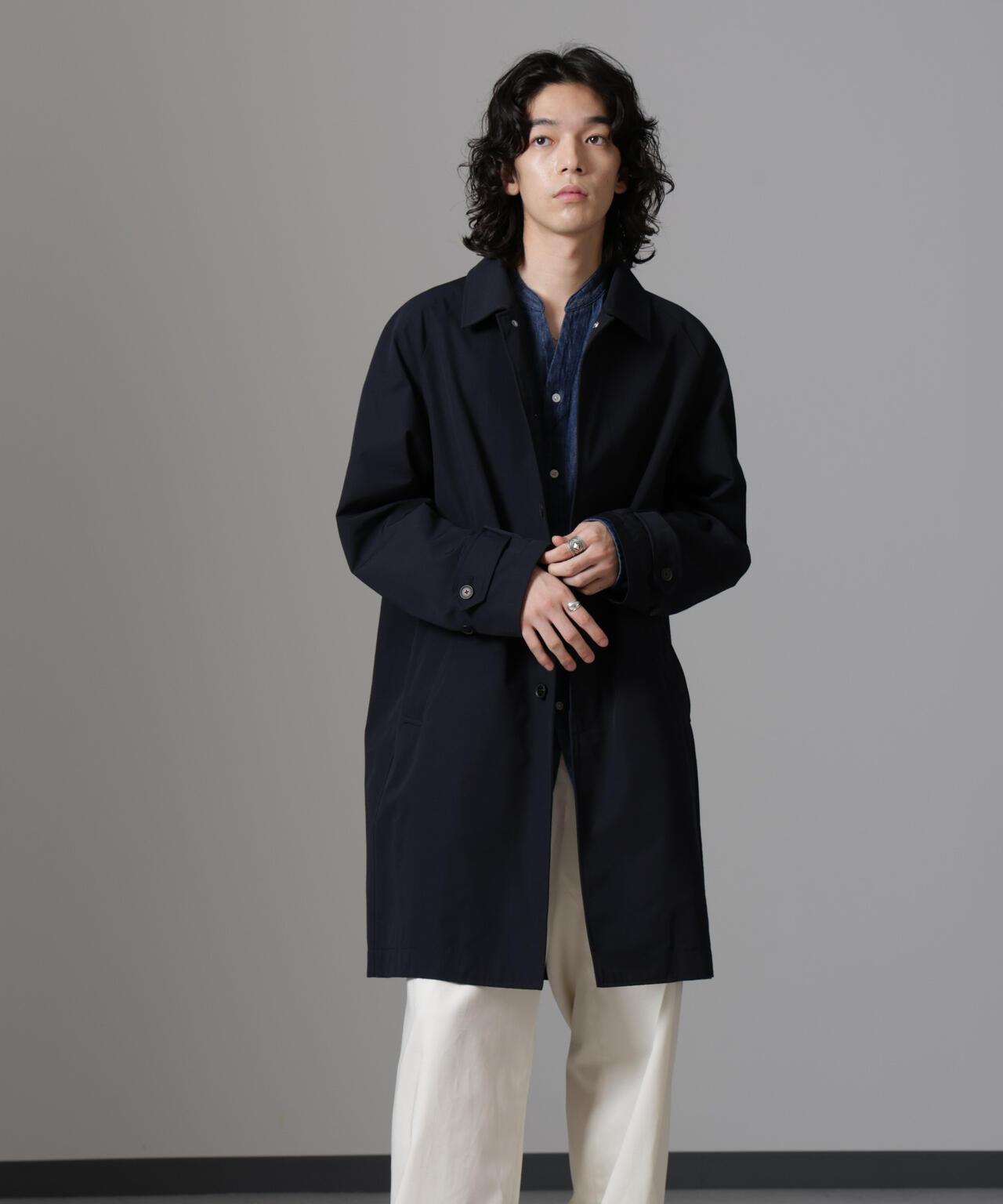 ウェザークロスラグランステンカラーコート