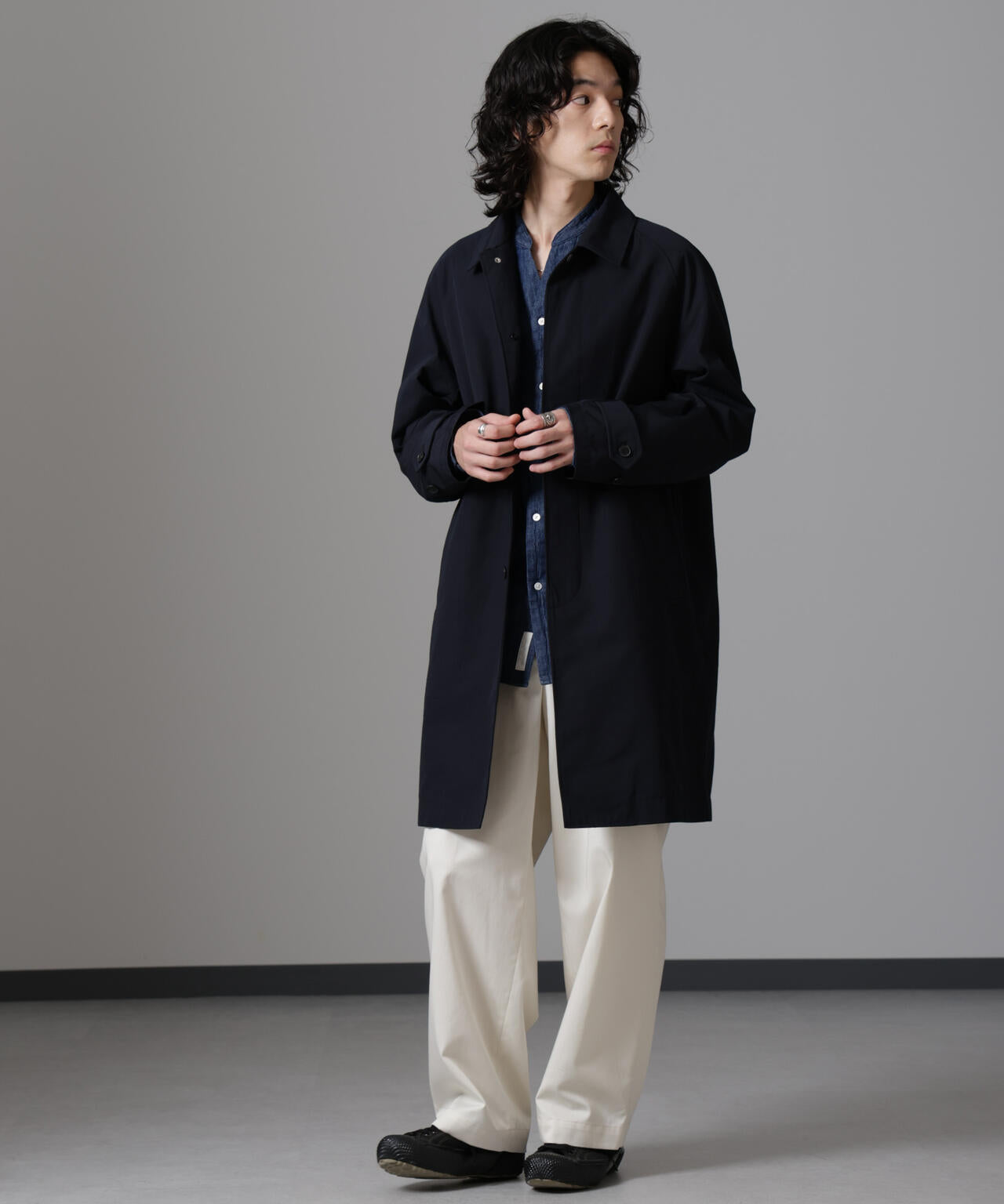 ウェザークロスラグランステンカラーコート