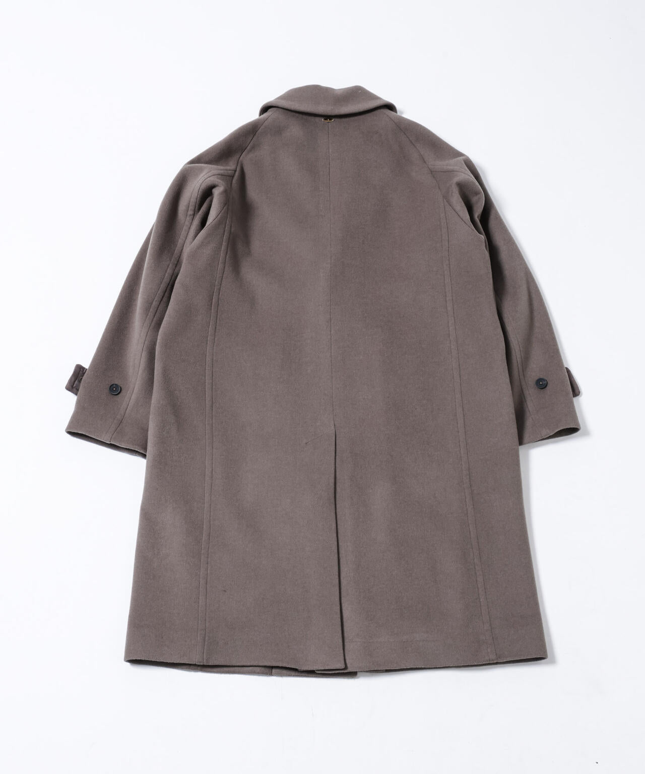 「ASSEMBLANC」シルクブレンドダブルクロスショールカラーコート