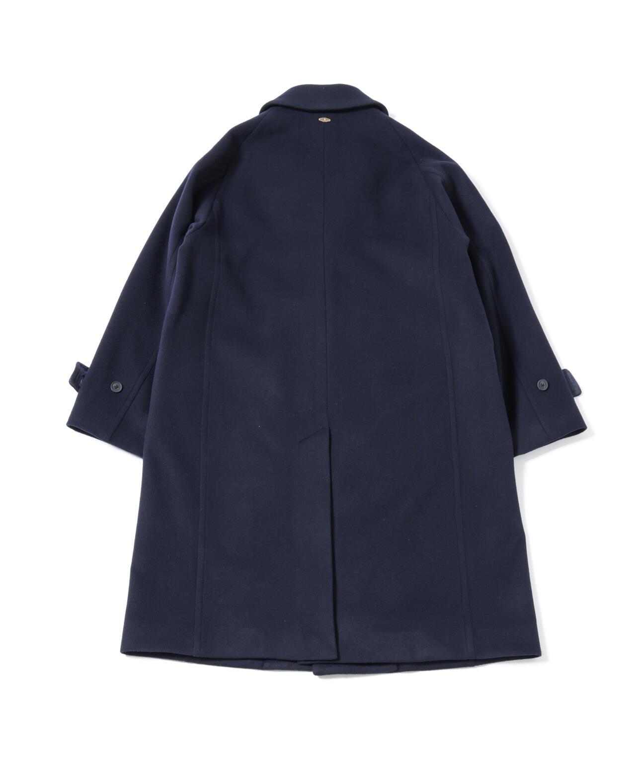 「ASSEMBLANC」シルクブレンドダブルクロスショールカラーコート